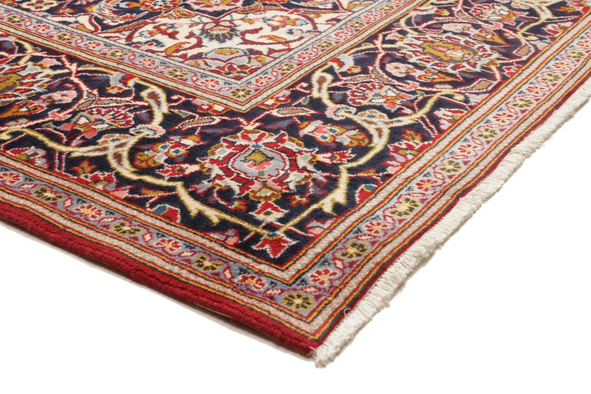 Kashan Perserteppich aus Iran, 218 × 308 cm