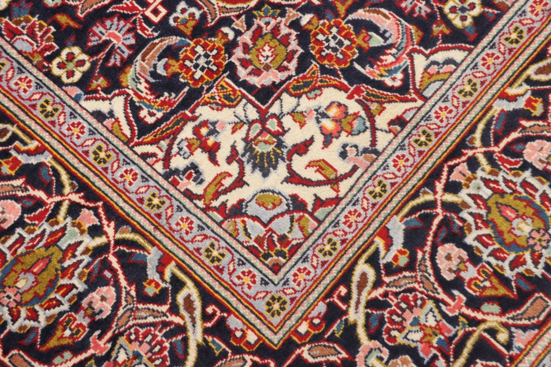 Kashan Perserteppich aus Iran, 218 × 308 cm