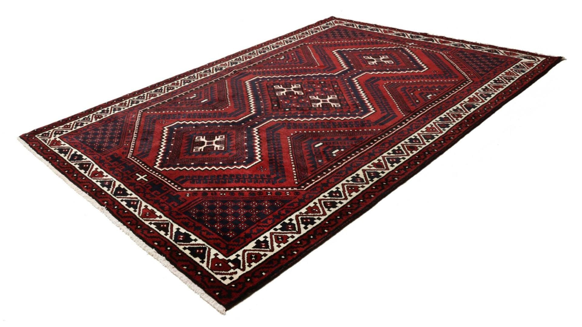 Loribaft Perserteppich 225 × 310 cm aus Wolle, handgeknüpft
