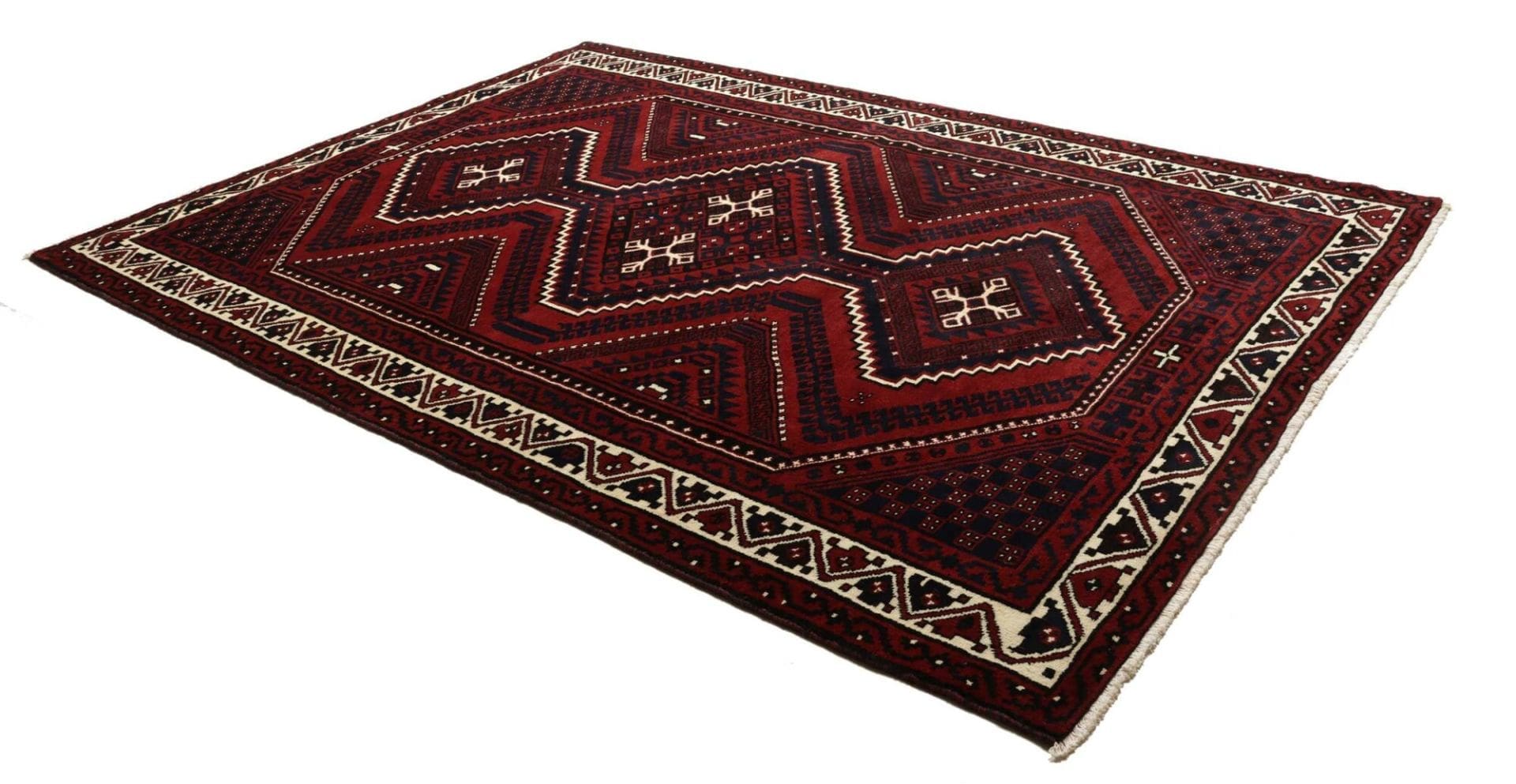 Loribaft Perserteppich 225 × 310 cm aus Wolle, handgeknüpft