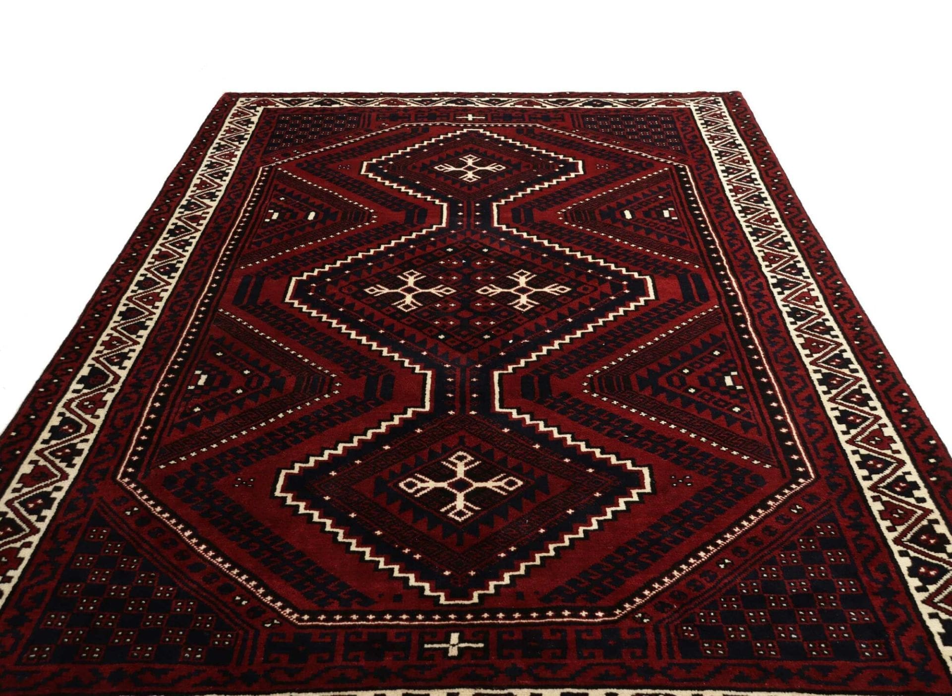 Loribaft Perserteppich 225 × 310 cm aus Wolle, handgeknüpft