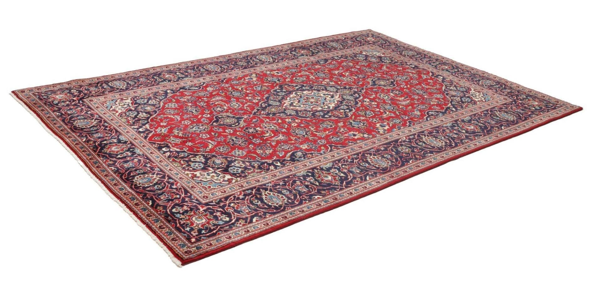Handgeknüpfter Kashan Perserteppich 200 × 297 cm