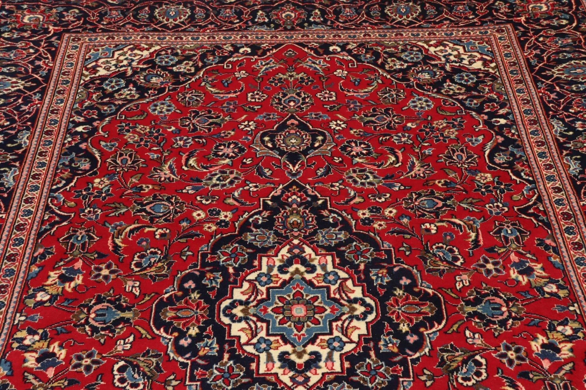 Handgeknüpfter Kashan Perserteppich 200 × 297 cm