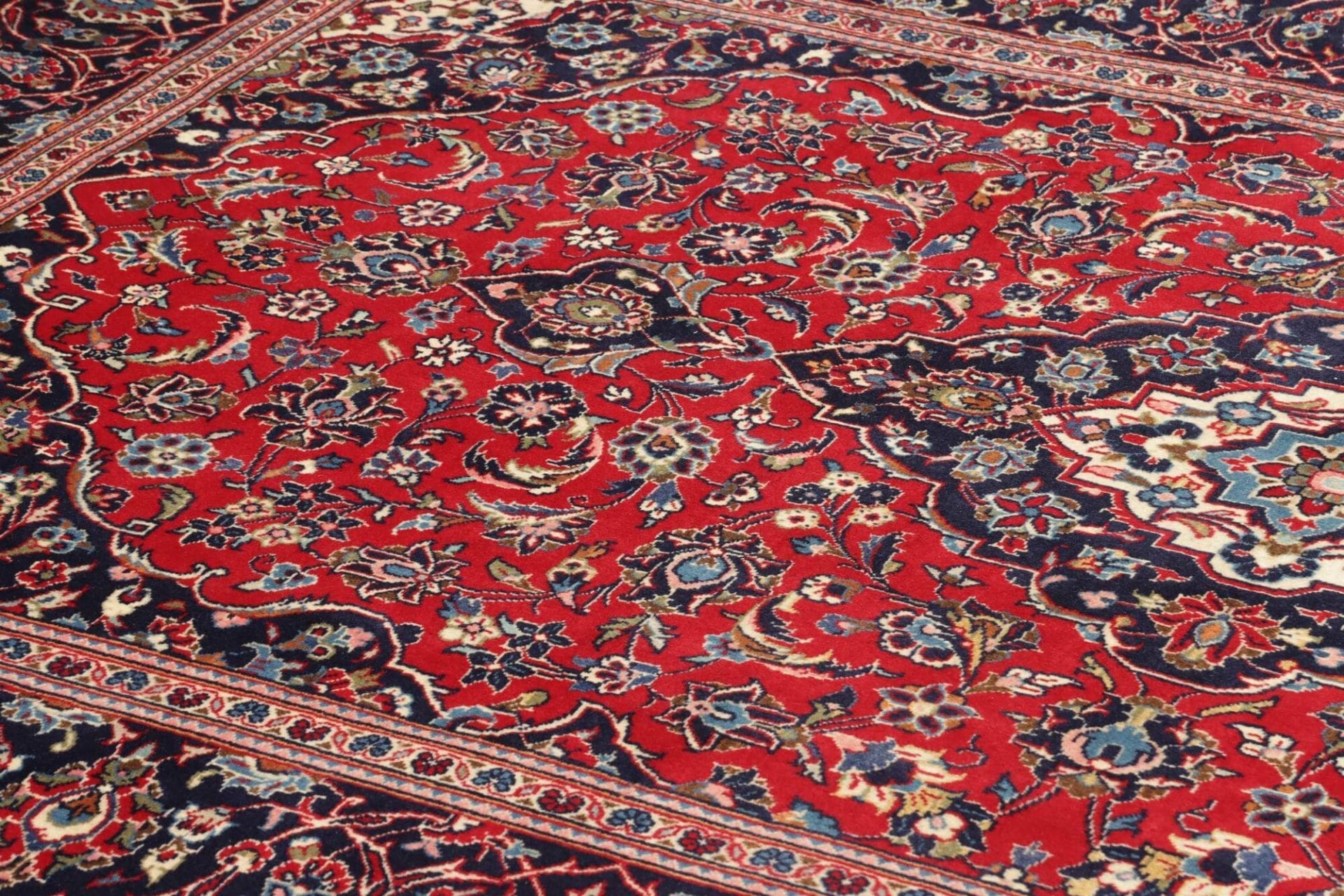Handgeknüpfter Kashan Perserteppich 200 × 297 cm
