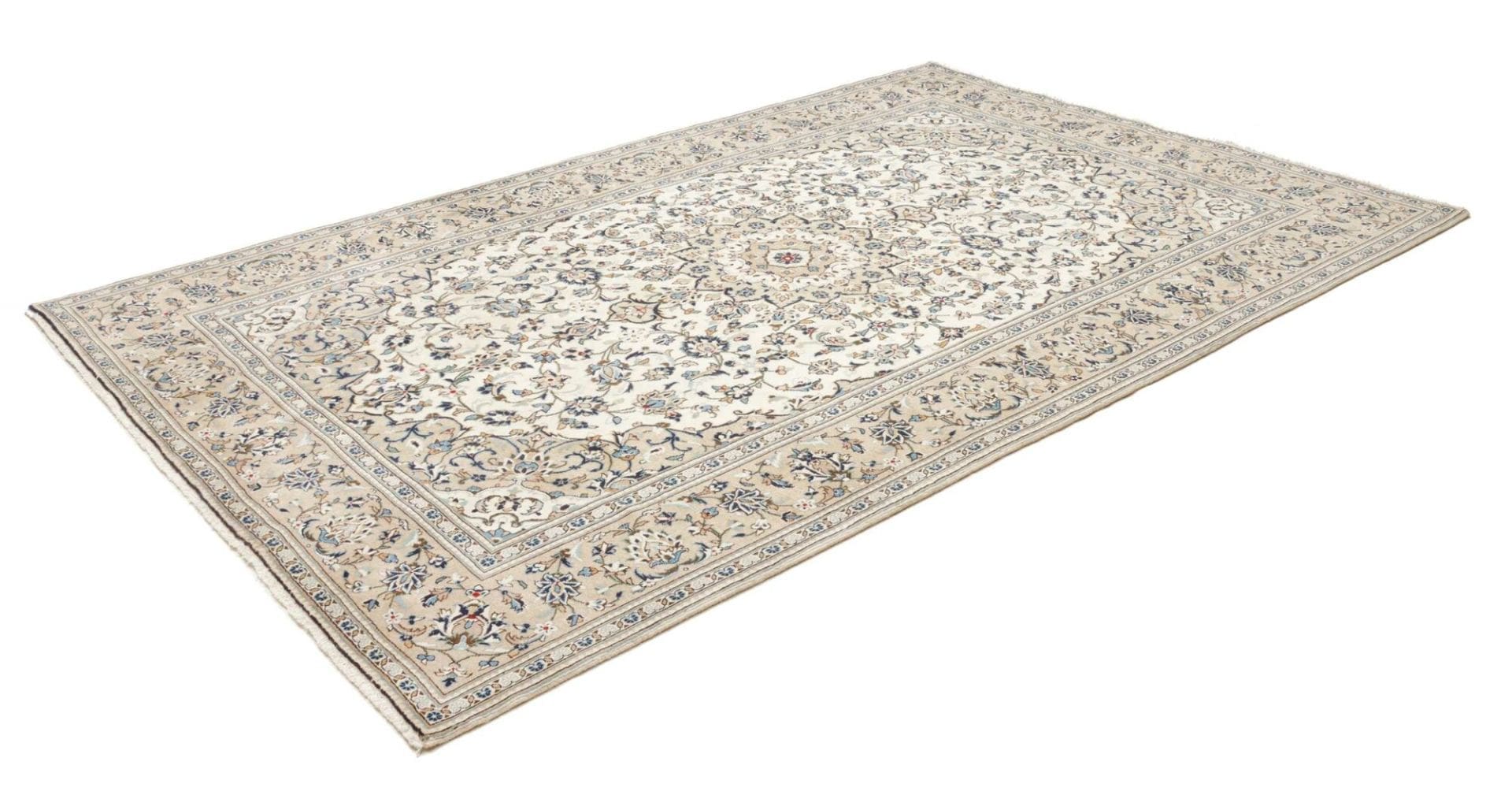 Kashan Perserteppich 201 × 306 cm aus Wolle, handgeknüpft