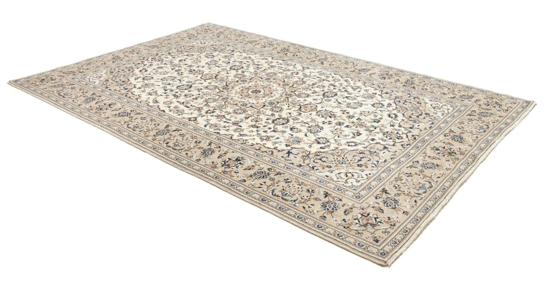 Kashan Perserteppich 201 × 306 cm aus Wolle, handgeknüpft