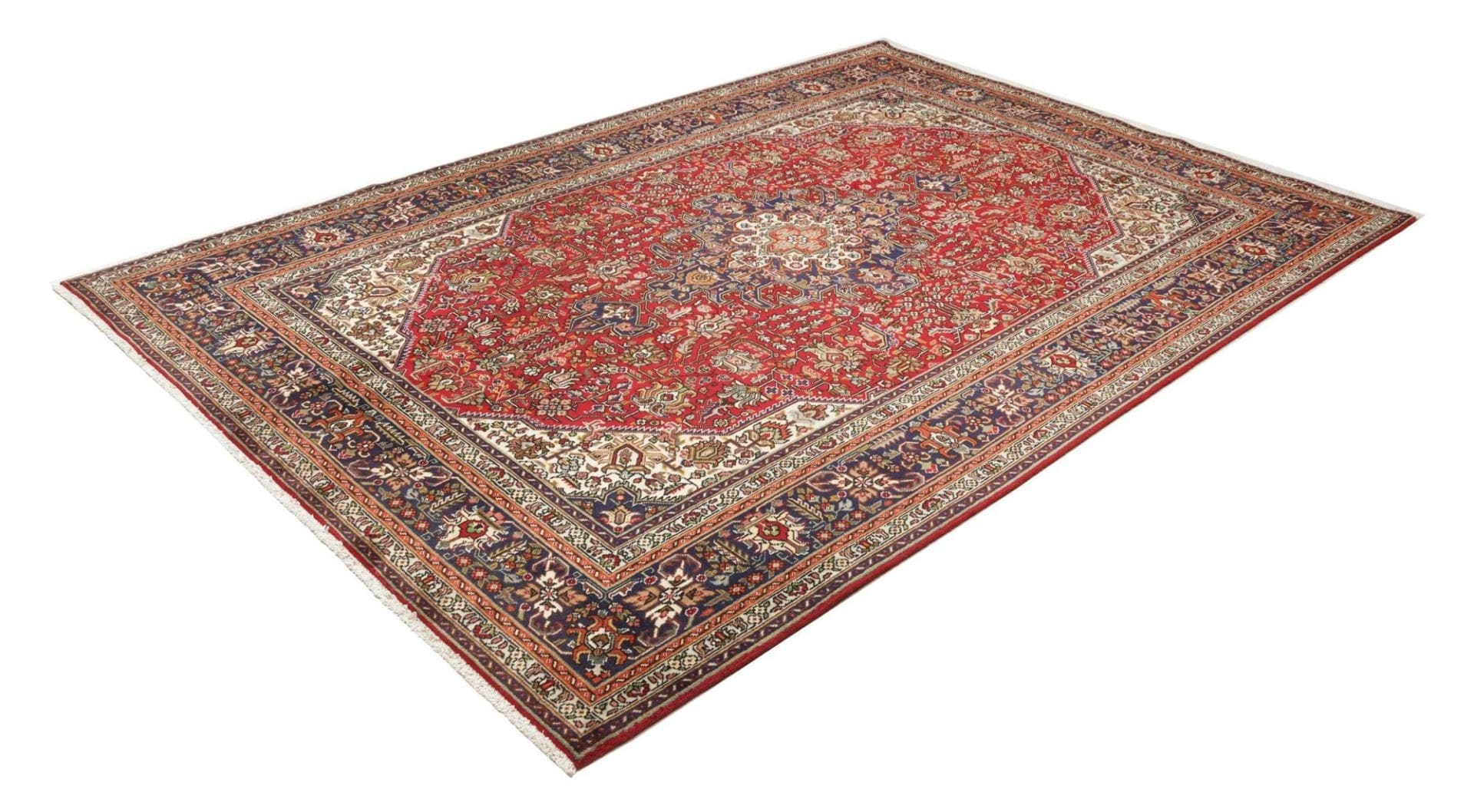 Täbriz Perserteppich 203 × 300 cm aus Wolle, handgeknüpft