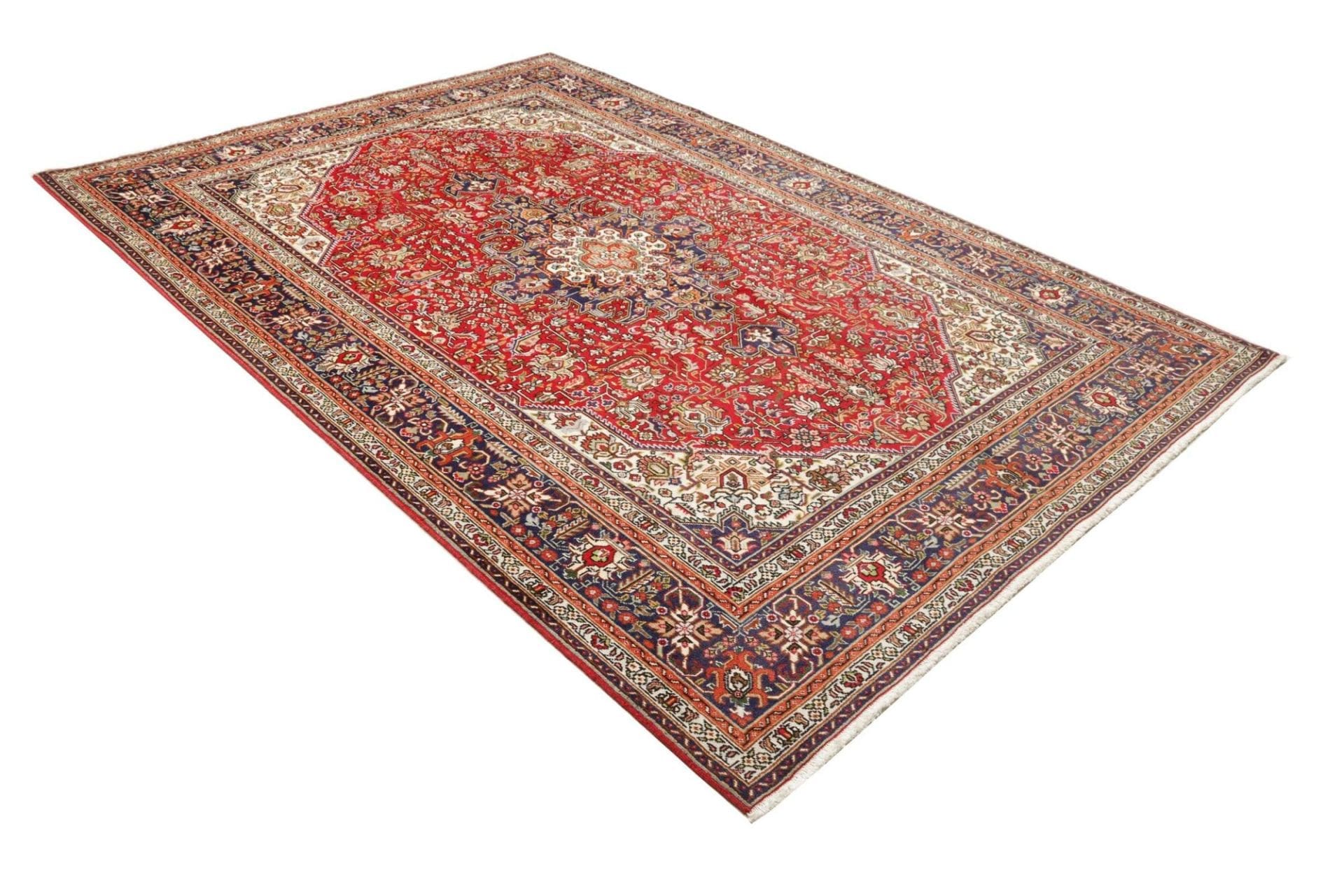 Täbriz Perserteppich 203 × 300 cm aus Wolle, handgeknüpft