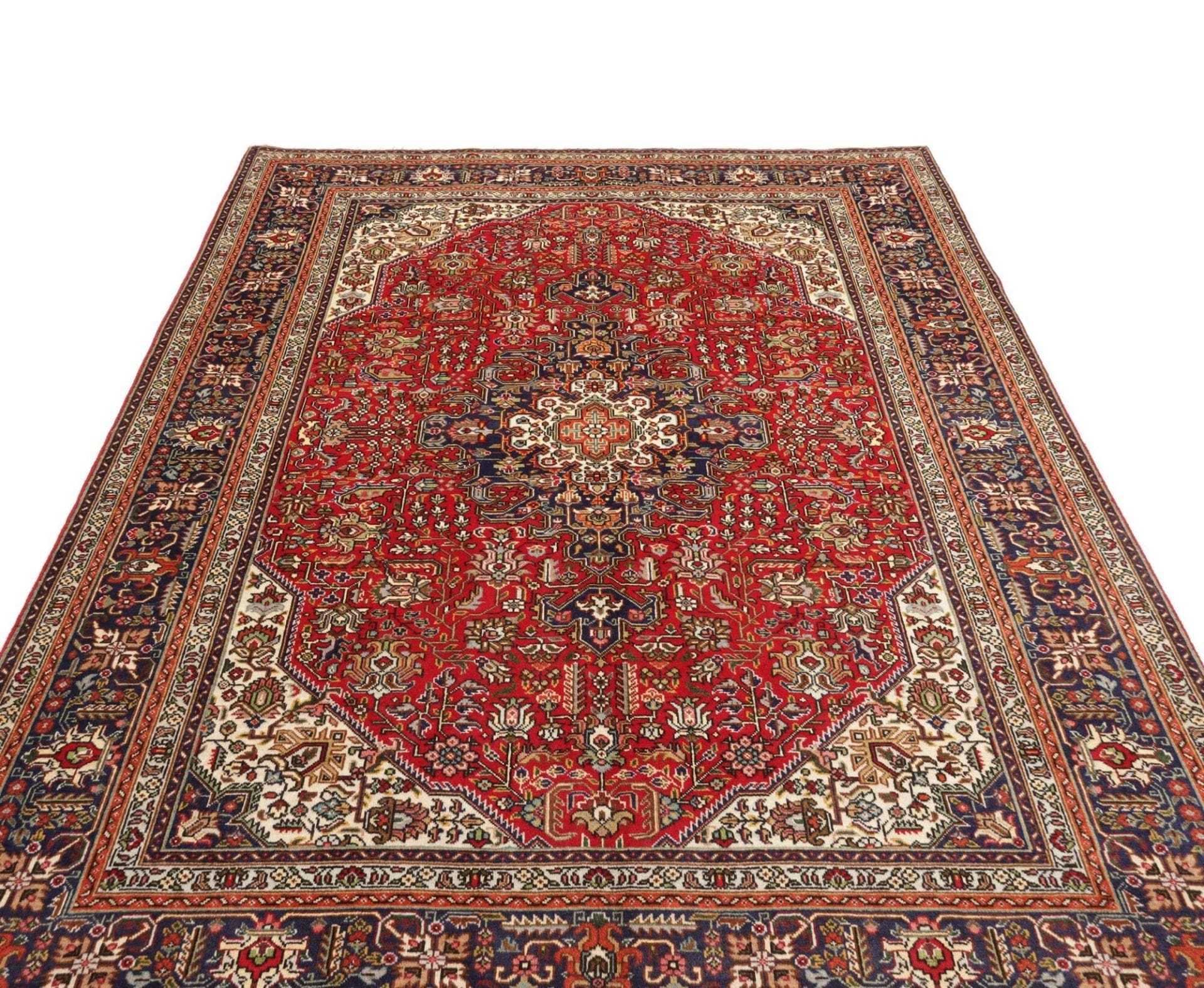 Täbriz Perserteppich 203 × 300 cm aus Wolle, handgeknüpft