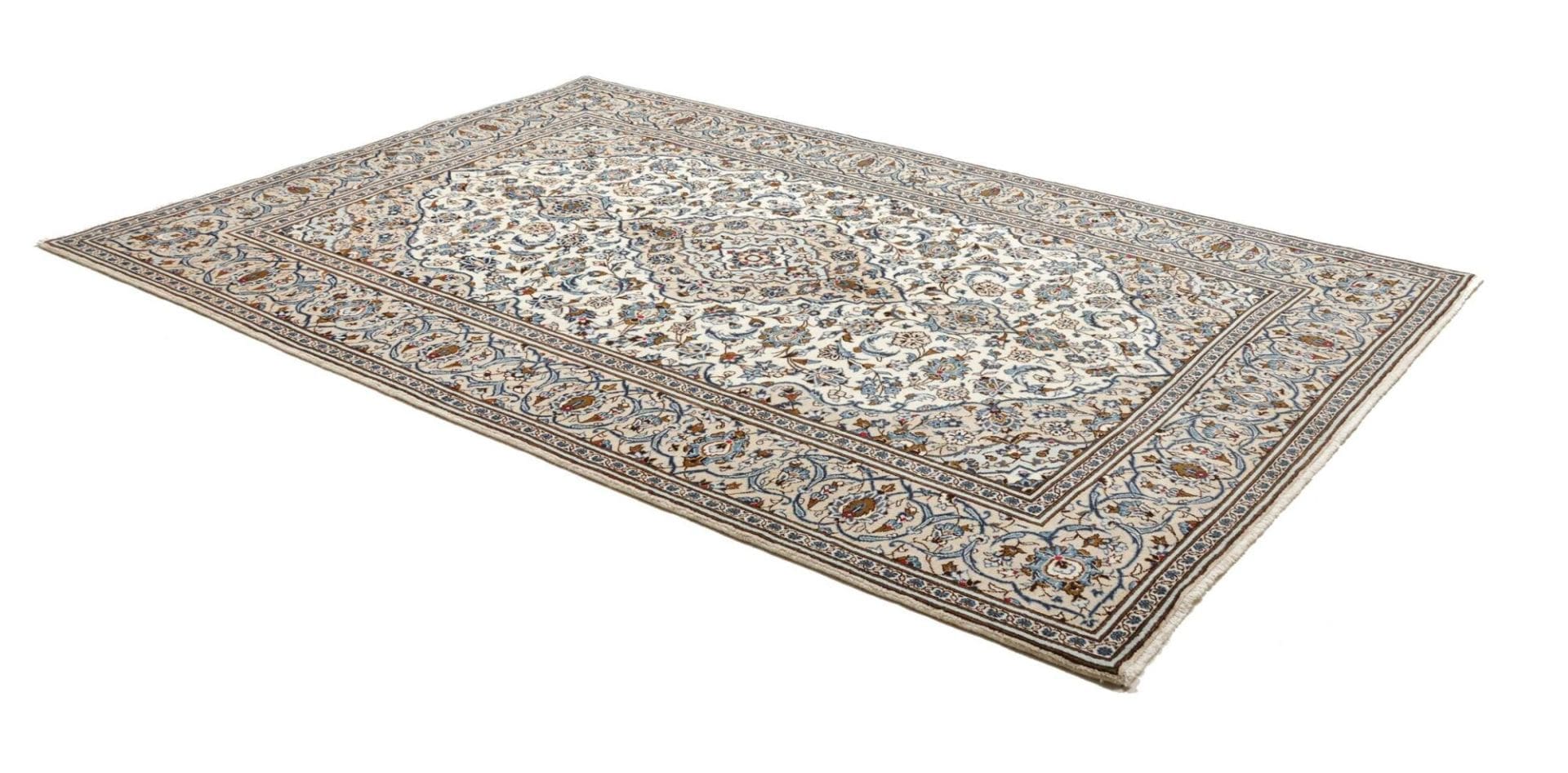 Kashan Perserteppich 199 × 293 cm aus Wolle, handgeknüpft