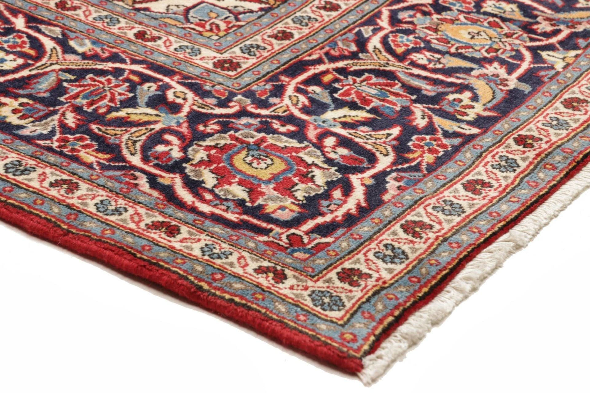 Handgeknüpfter Kashan Perserteppich 197 × 310 cm