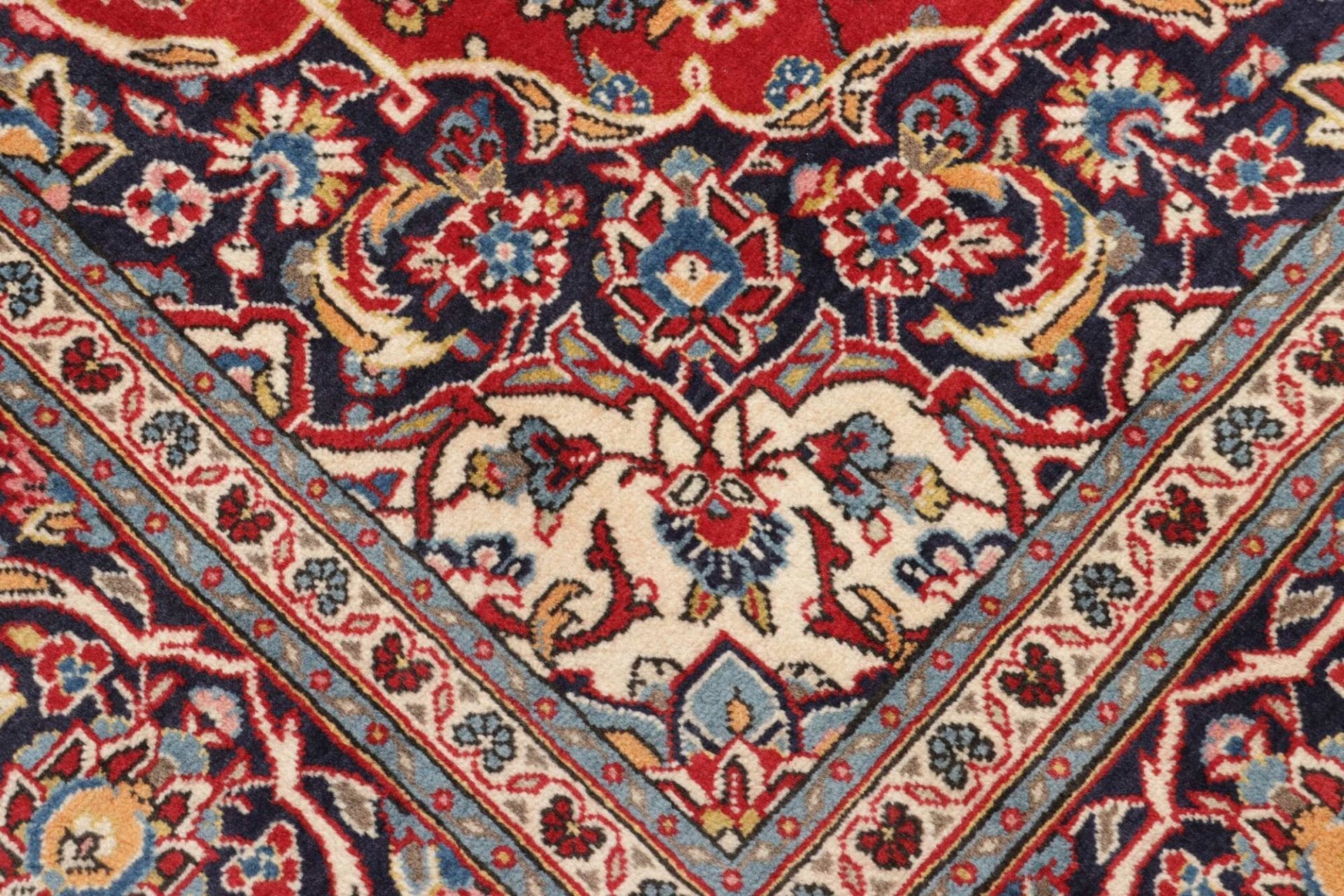 Handgeknüpfter Kashan Perserteppich 197 × 310 cm