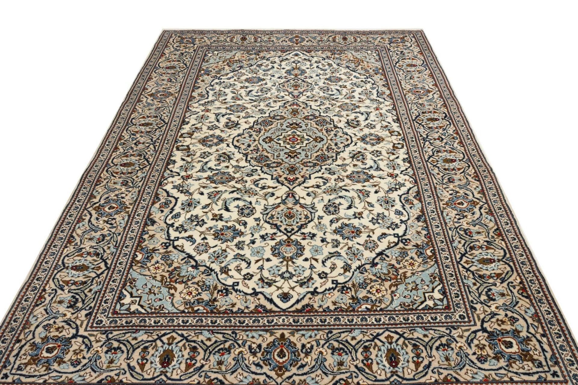 Kashan Perserteppich aus Iran, 203 × 305 cm