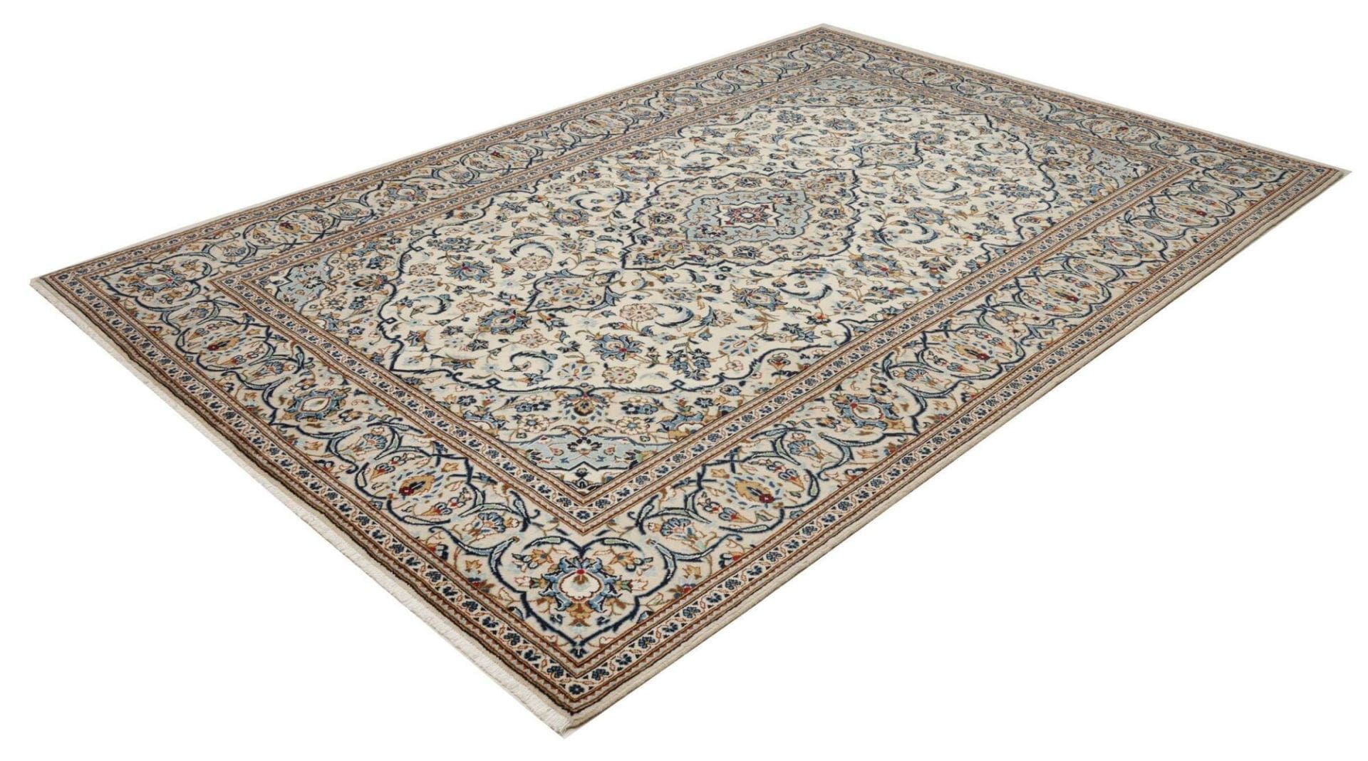 Kashan Perserteppich aus Iran, 203 × 304 cm