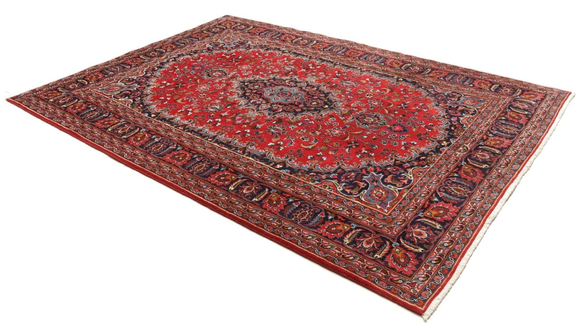 Mashhad Perserteppich aus Iran, 207 × 288 cm