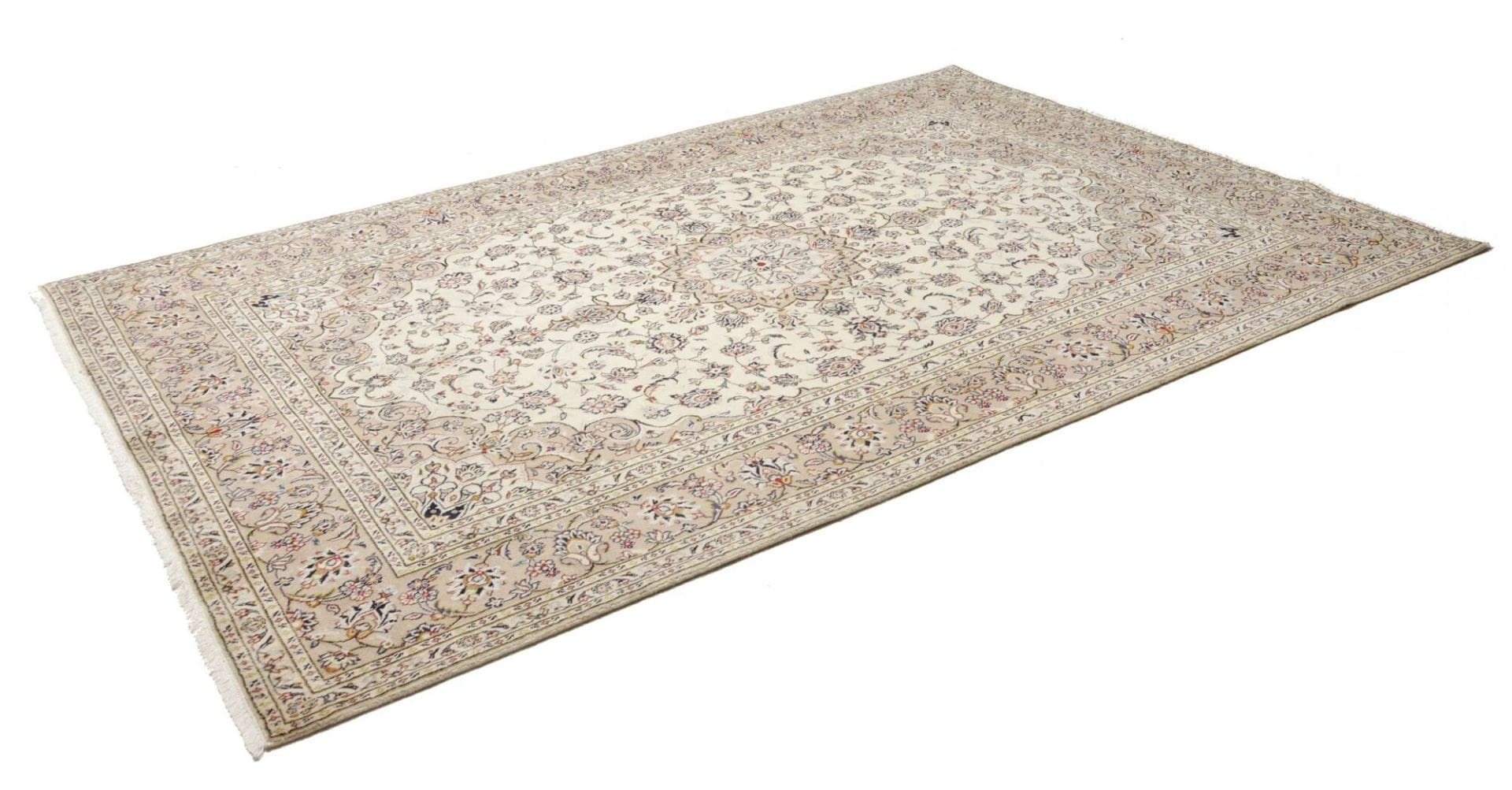 Handgeknüpfter Kashan Perserteppich, 200 × 290 cm, Wolle