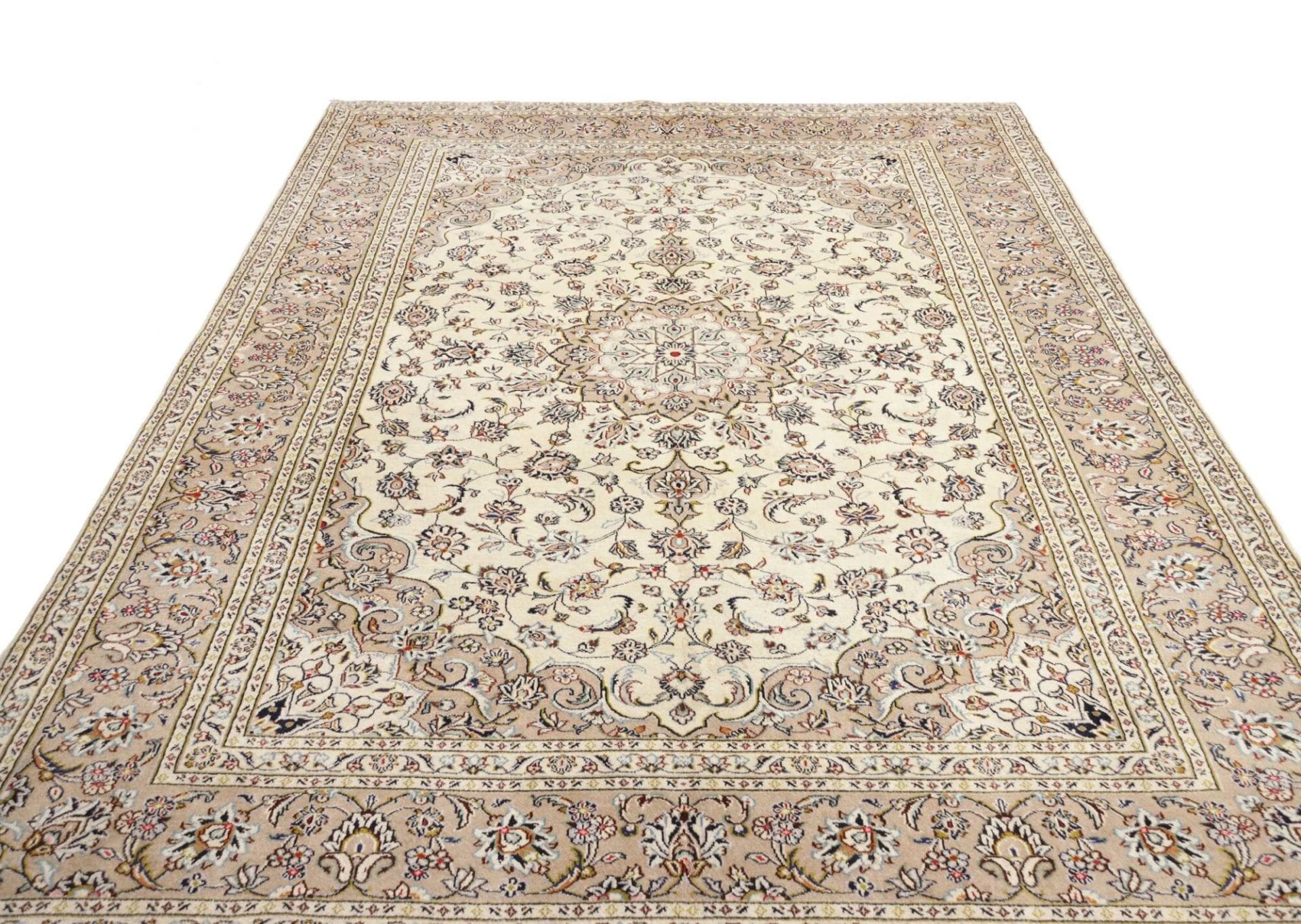Handgeknüpfter Kashan Perserteppich, 200 × 290 cm, Wolle