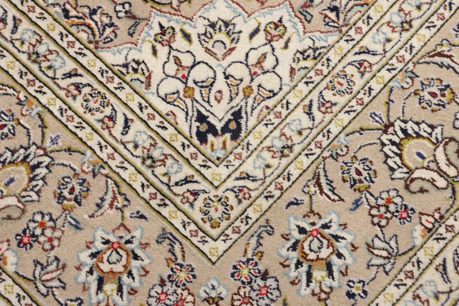 Handgeknüpfter Kashan Perserteppich, 200 × 290 cm, Wolle