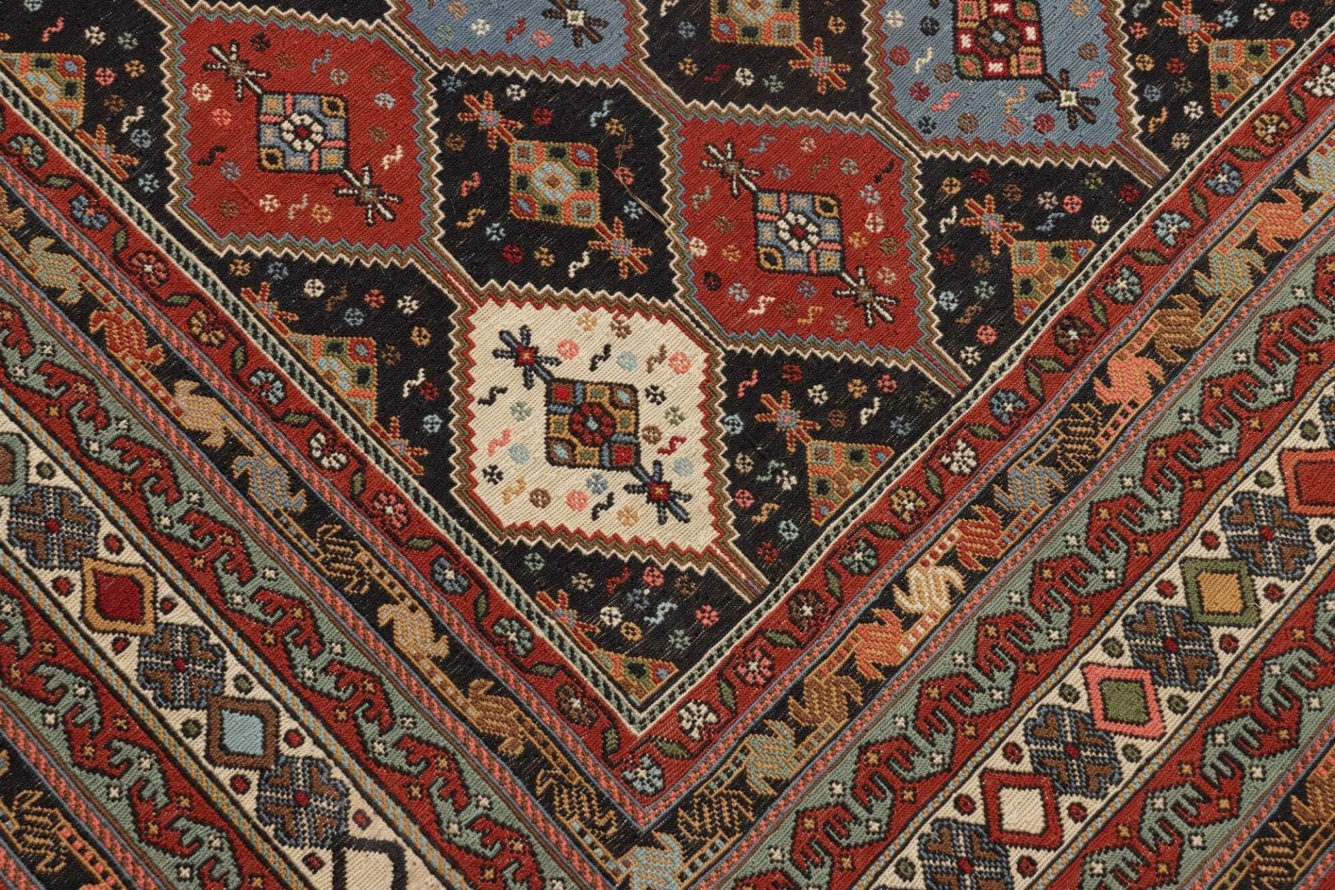 Kelim Perserteppich aus Iran, 204 × 292 cm