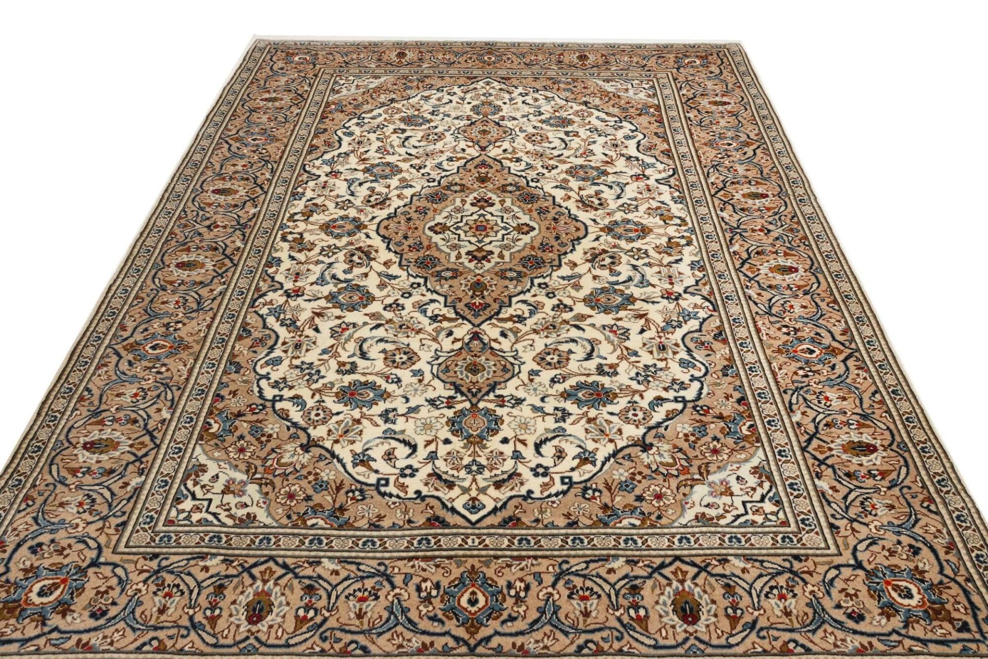 Kashan Perserteppich aus Iran, 203 × 308 cm