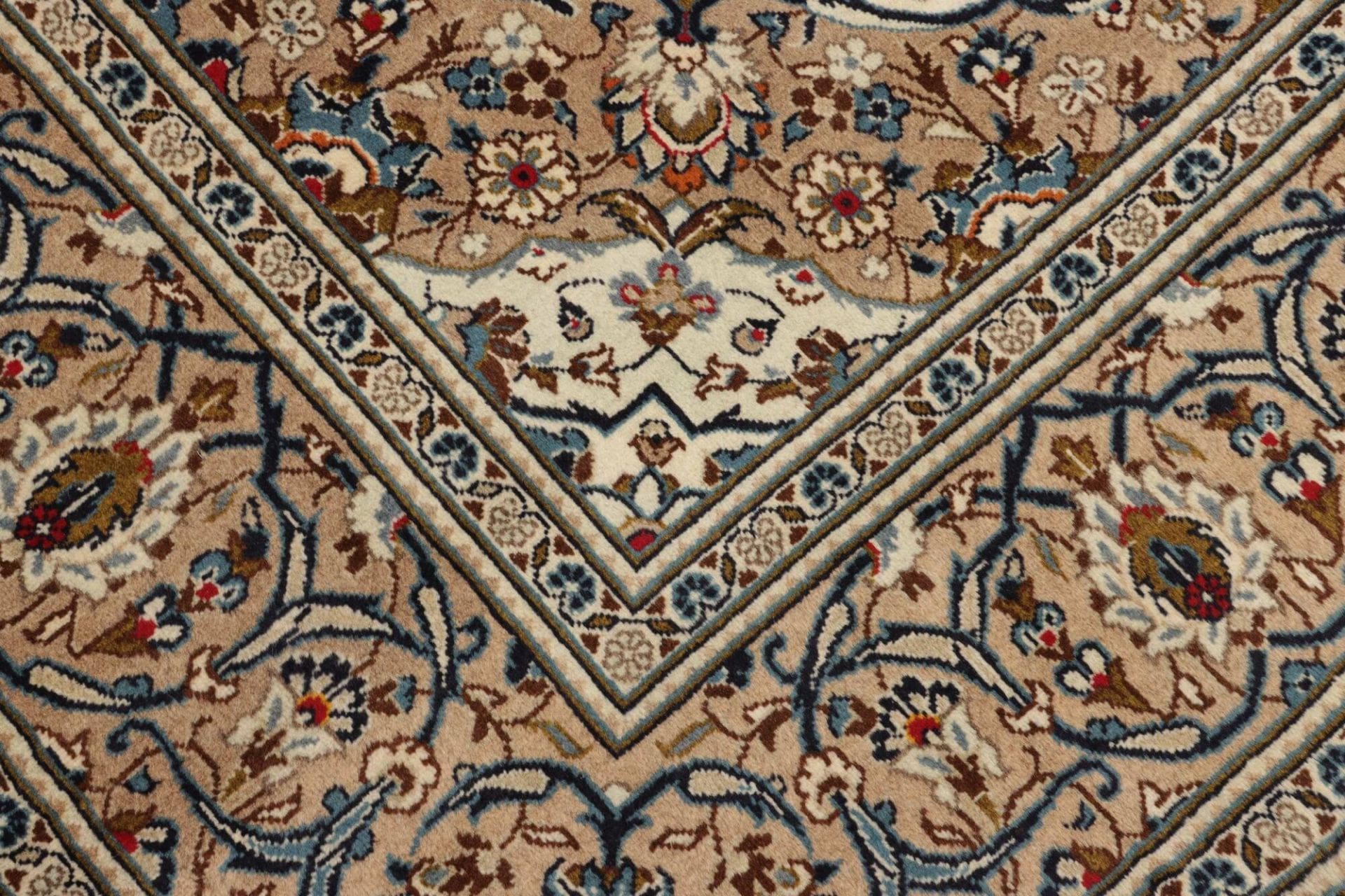 Kashan Perserteppich aus Iran, 203 × 308 cm
