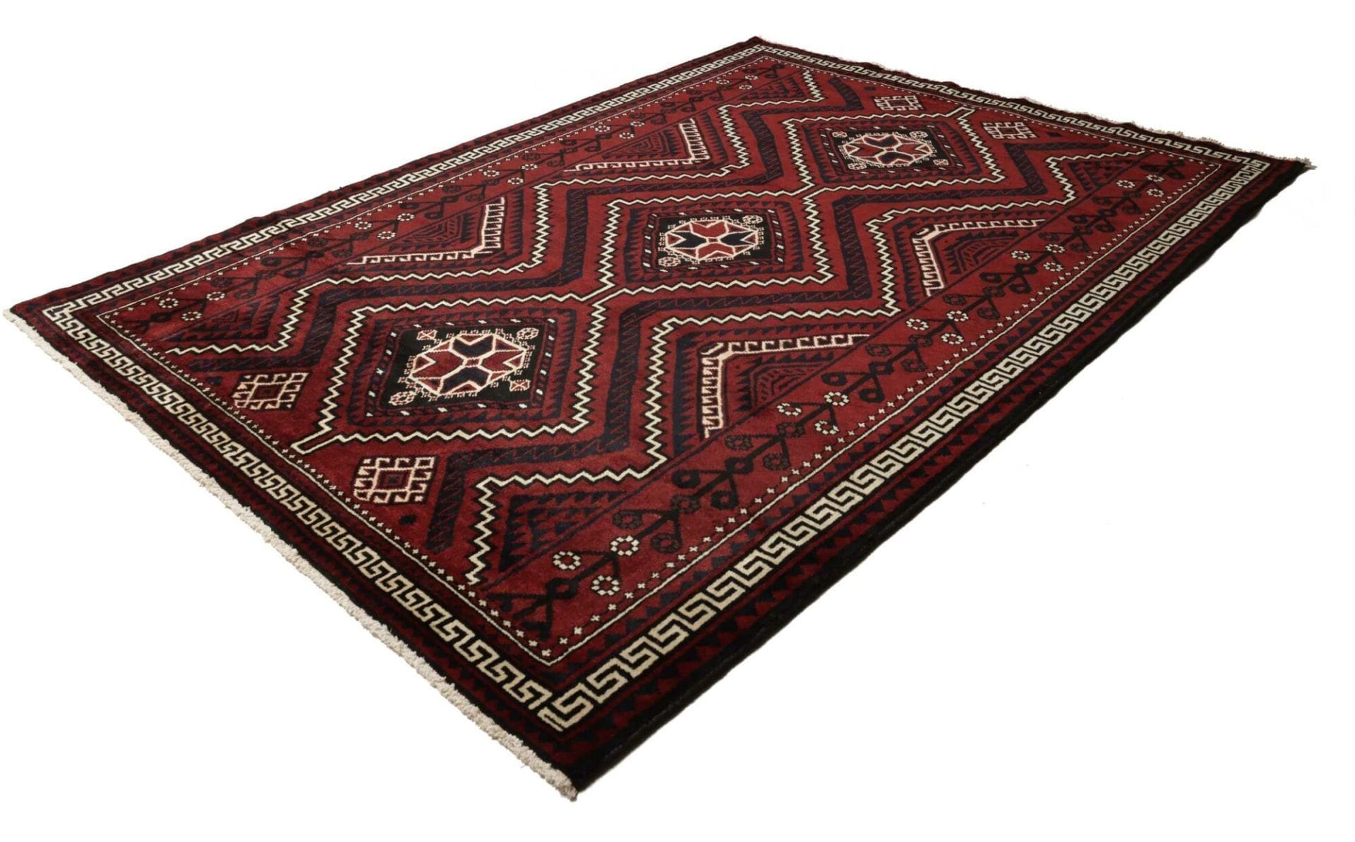 Handgeknüpfter Loribaft Perserteppich, 227 × 306 cm, Wolle