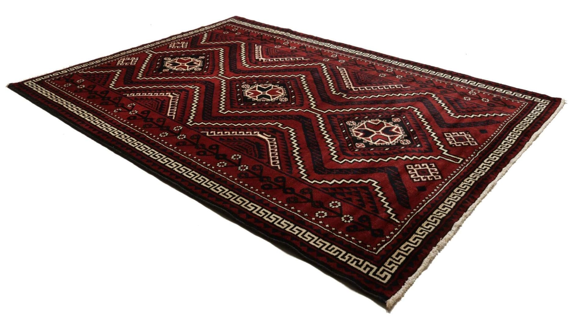 Handgeknüpfter Loribaft Perserteppich, 227 × 306 cm, Wolle
