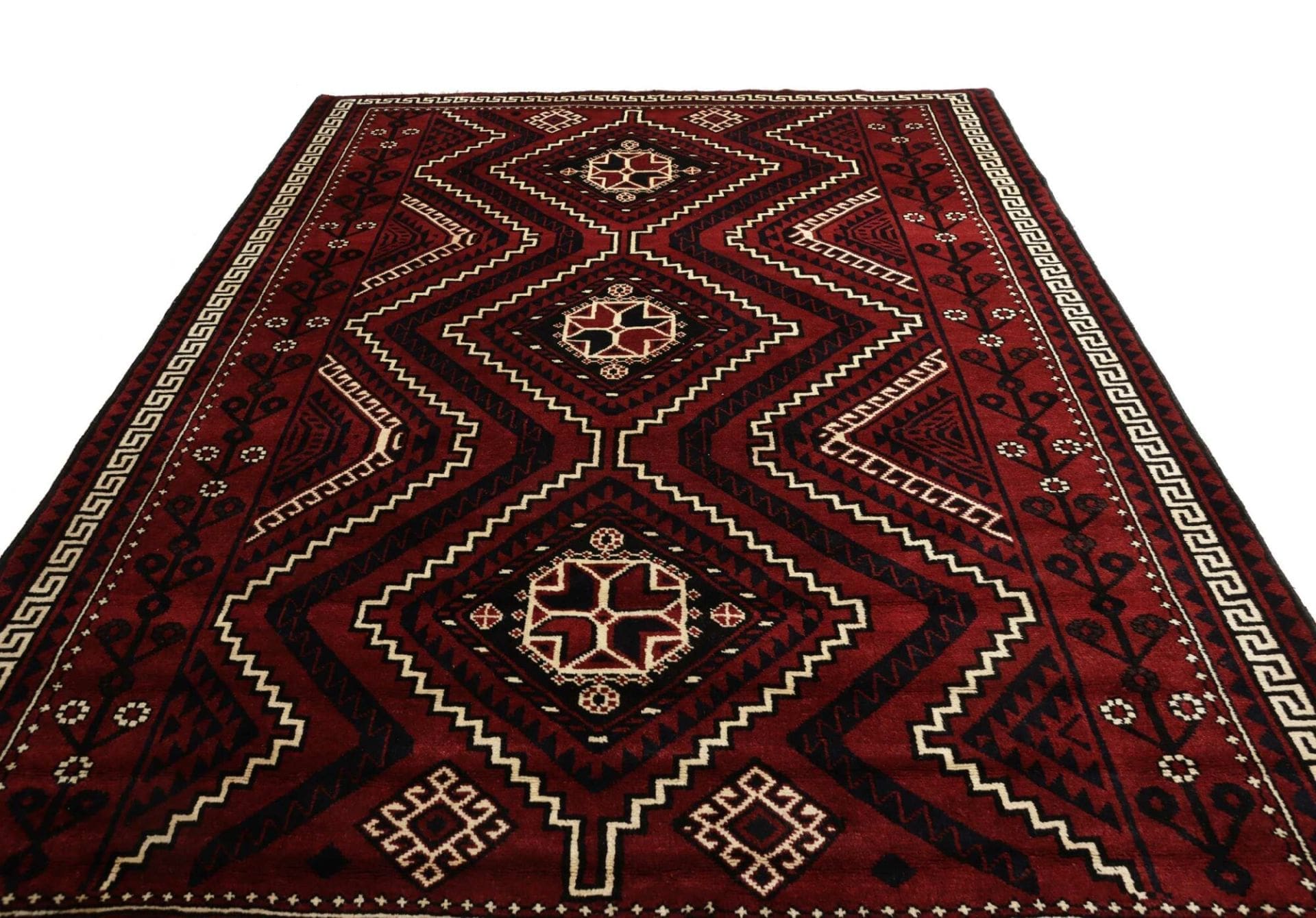 Handgeknüpfter Loribaft Perserteppich, 227 × 306 cm, Wolle