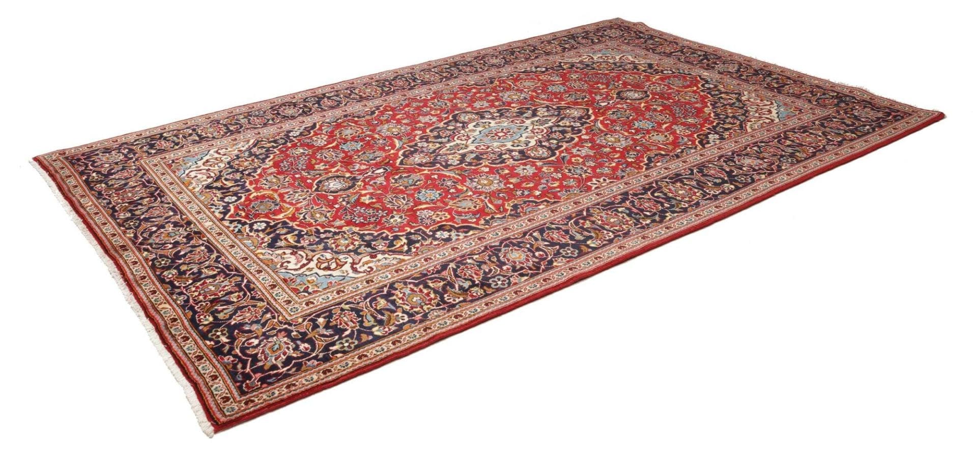 Handgeknüpfter Kashan Perserteppich 203 × 312 cm
