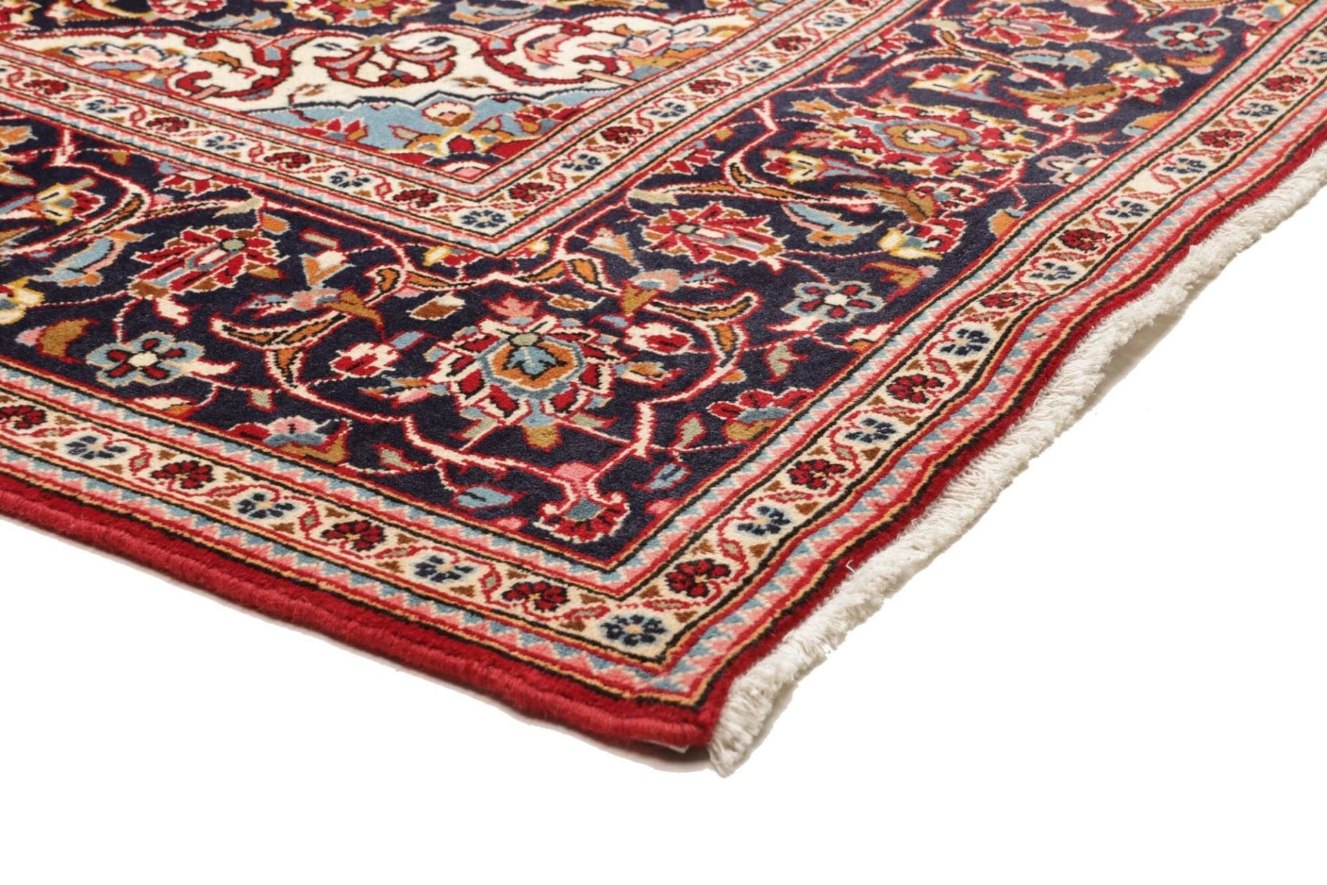 Handgeknüpfter Kashan Perserteppich 203 × 312 cm