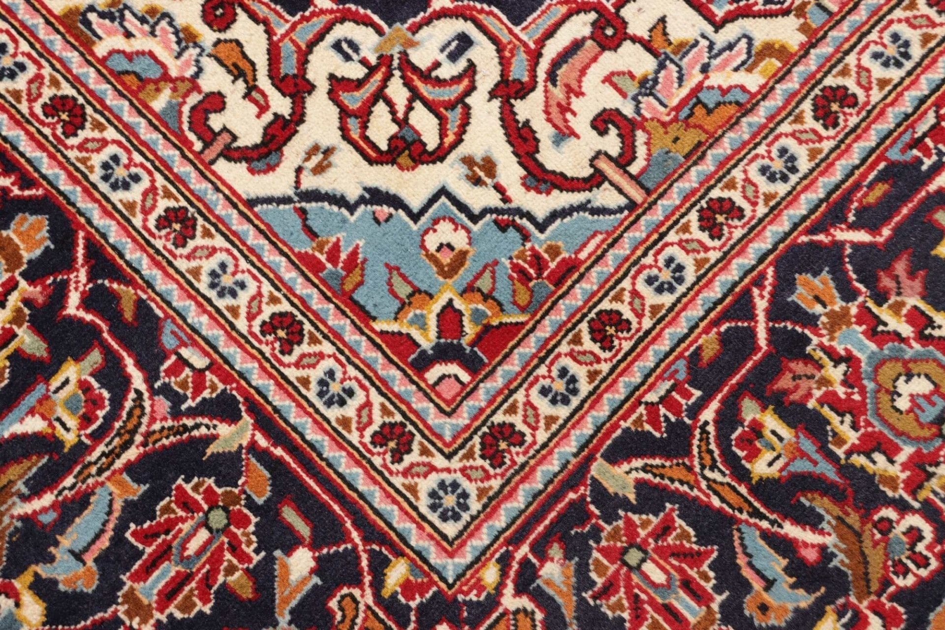 Handgeknüpfter Kashan Perserteppich 203 × 312 cm