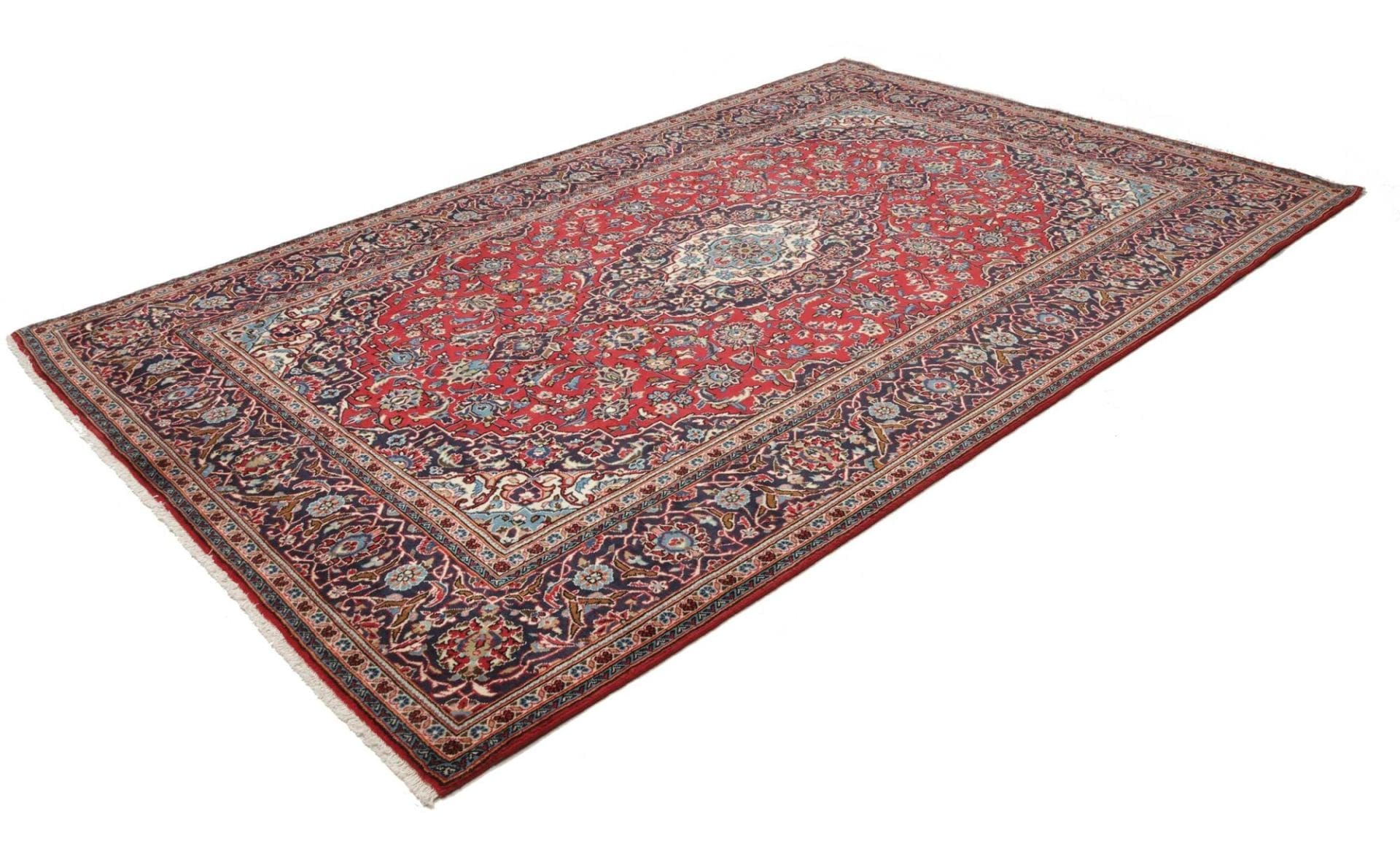 Kashan Perserteppich aus Iran, 203 × 312 cm