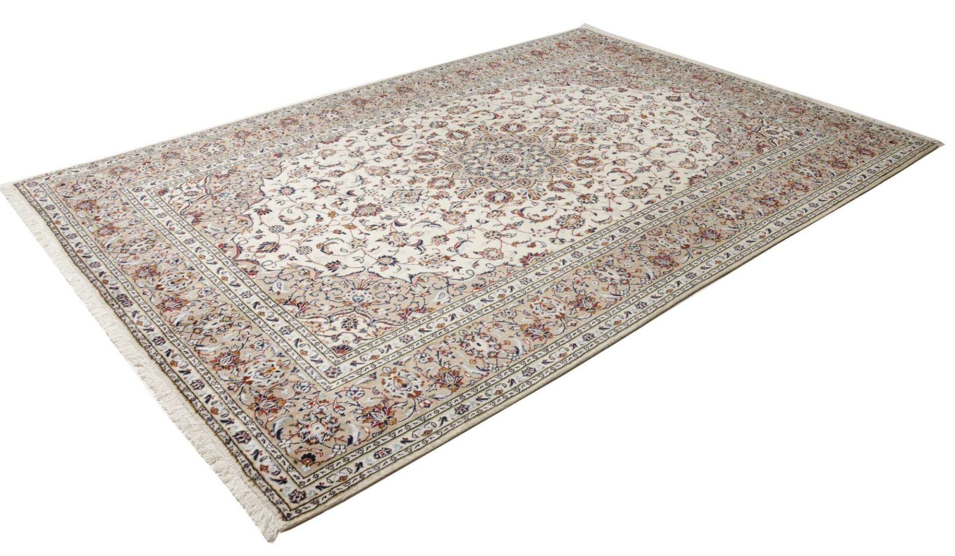 Handgeknüpfter Kashan Perserteppich 203 × 295 cm