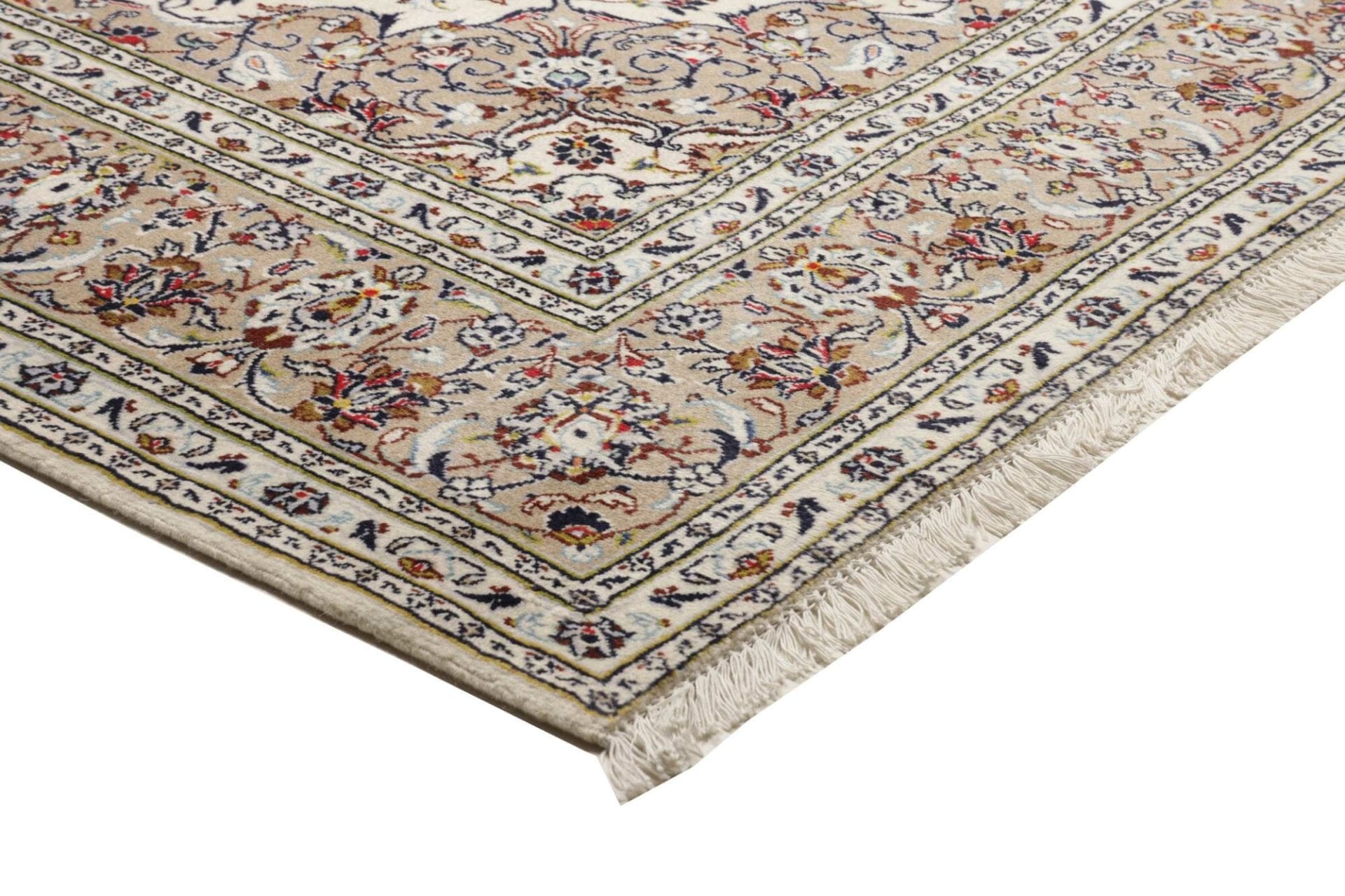 Handgeknüpfter Kashan Perserteppich 203 × 295 cm