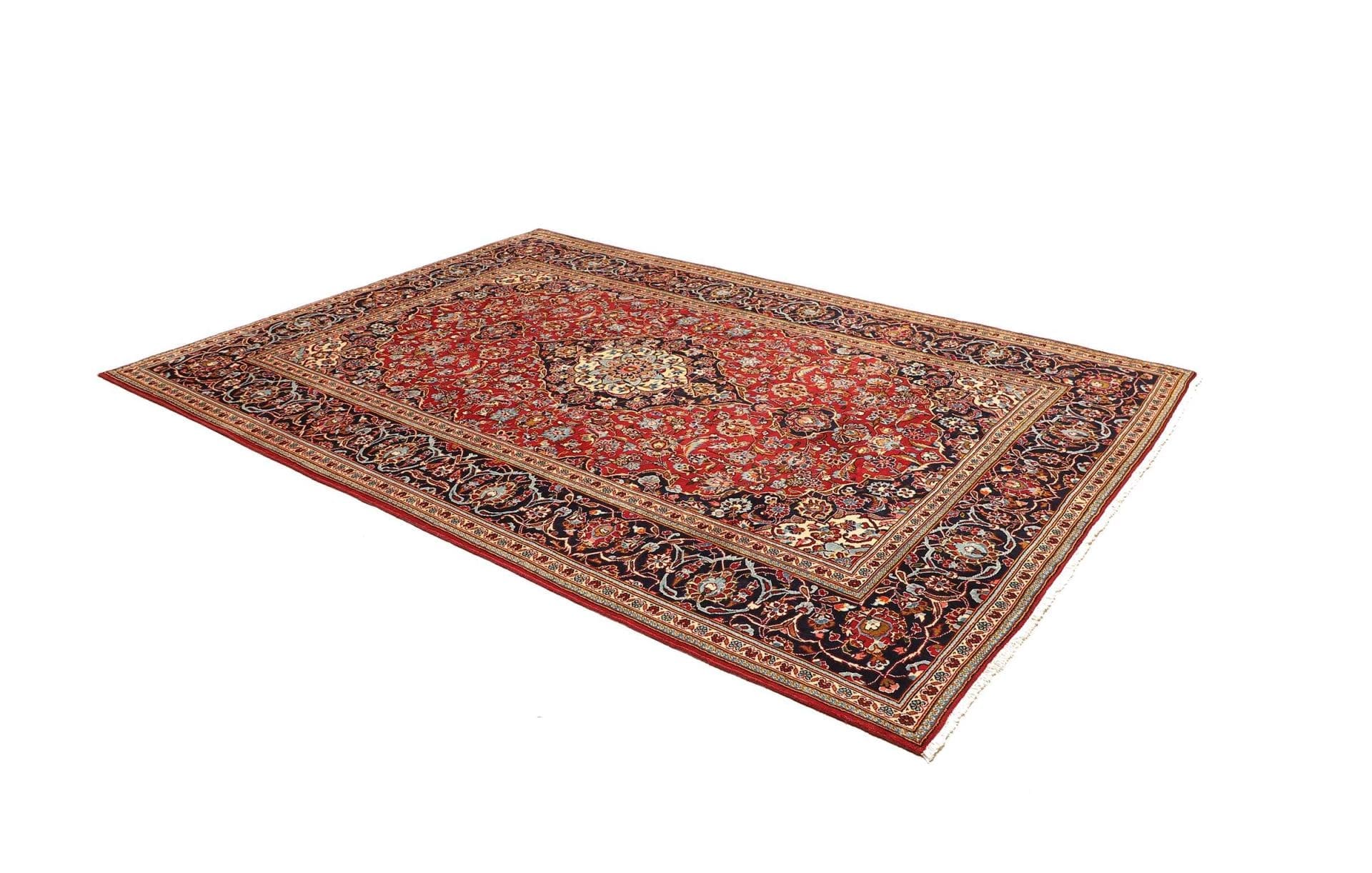 Handgeknüpfter Kashan Perserteppich 206 × 300 cm