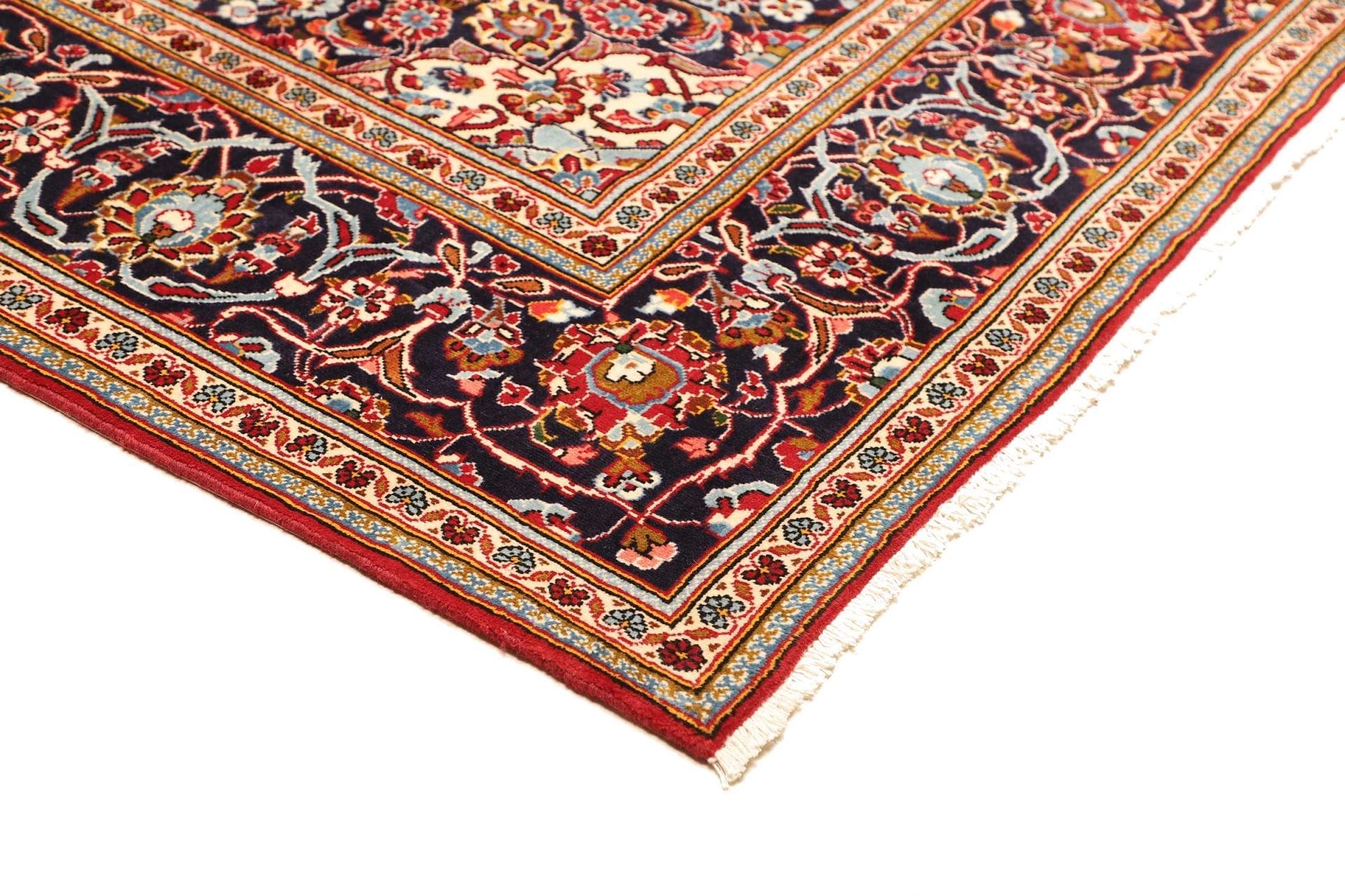 Handgeknüpfter Kashan Perserteppich 206 × 300 cm