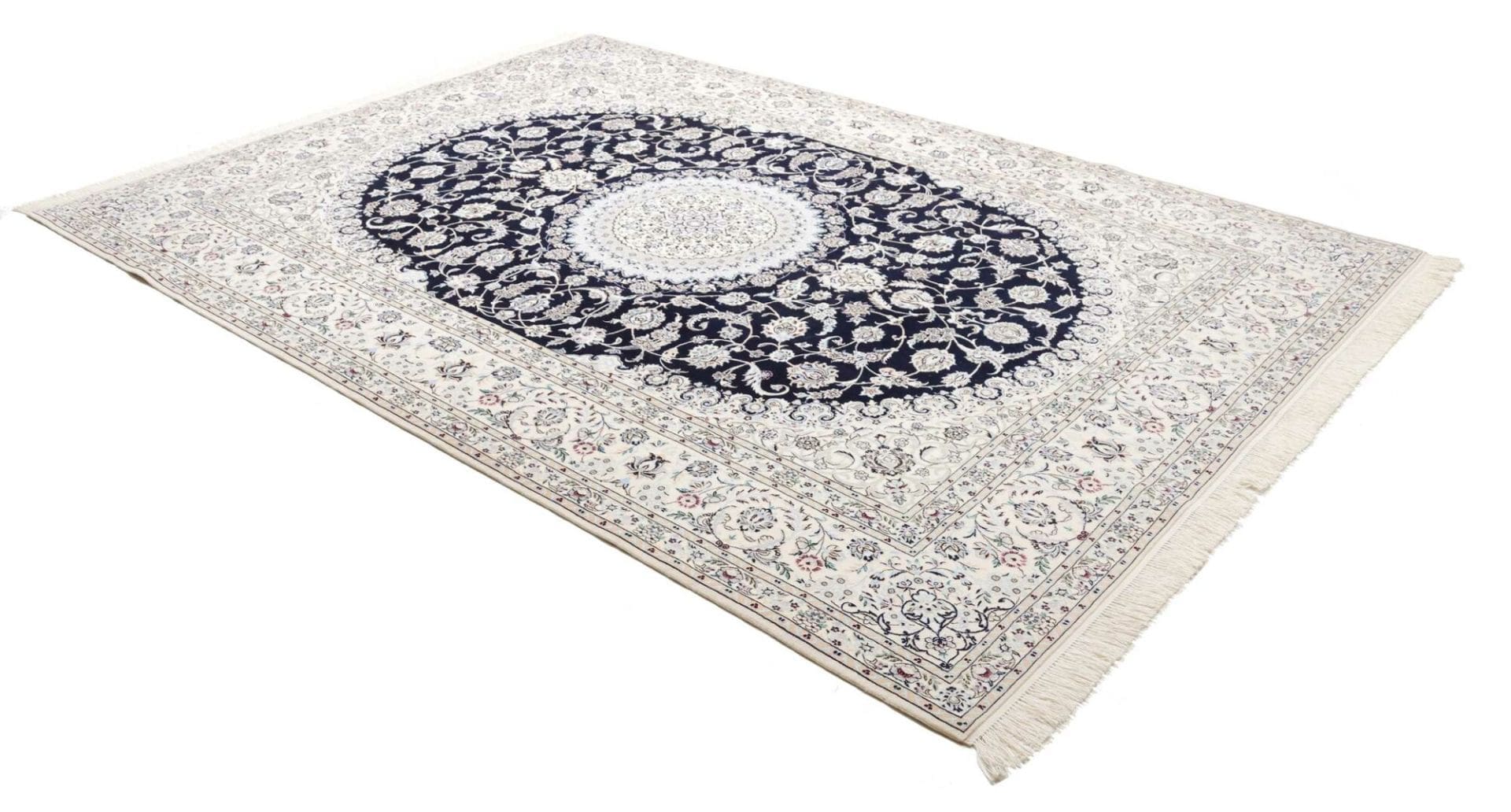 Handgeknüpfter Nain Perserteppich, 215 × 304 cm, Wolle