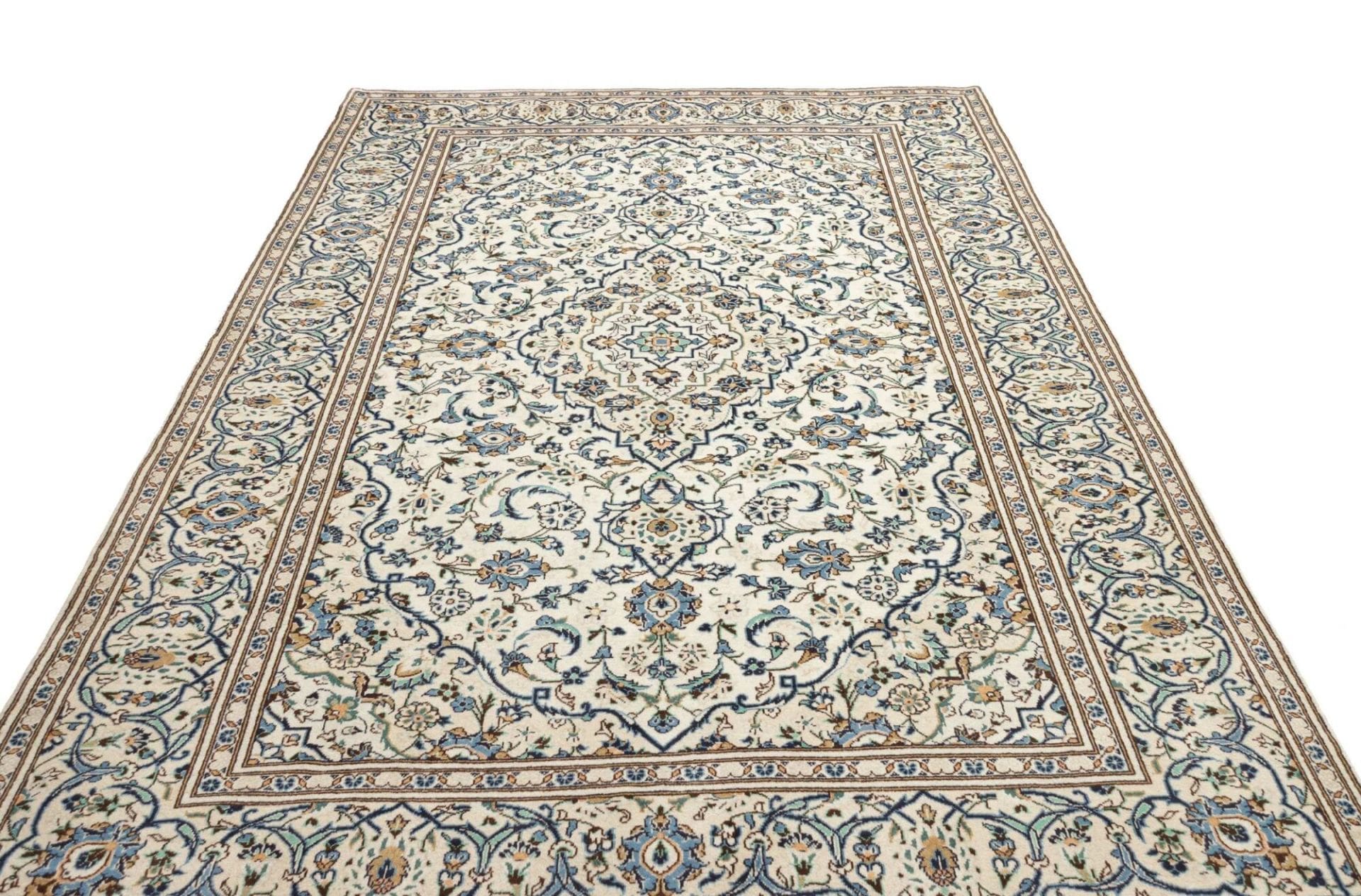 Kashan Perserteppich aus Iran, 196 × 308 cm
