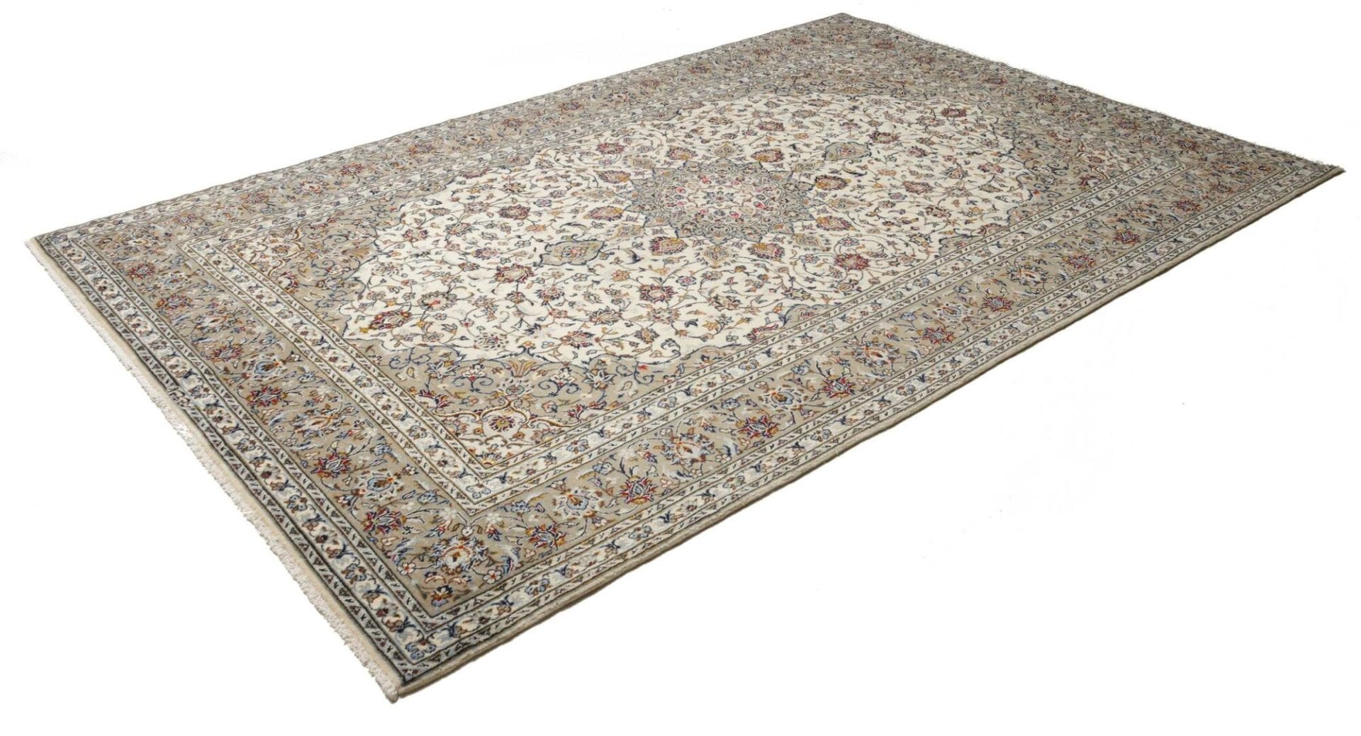Kashan Perserteppich aus Iran, 200 × 303 cm