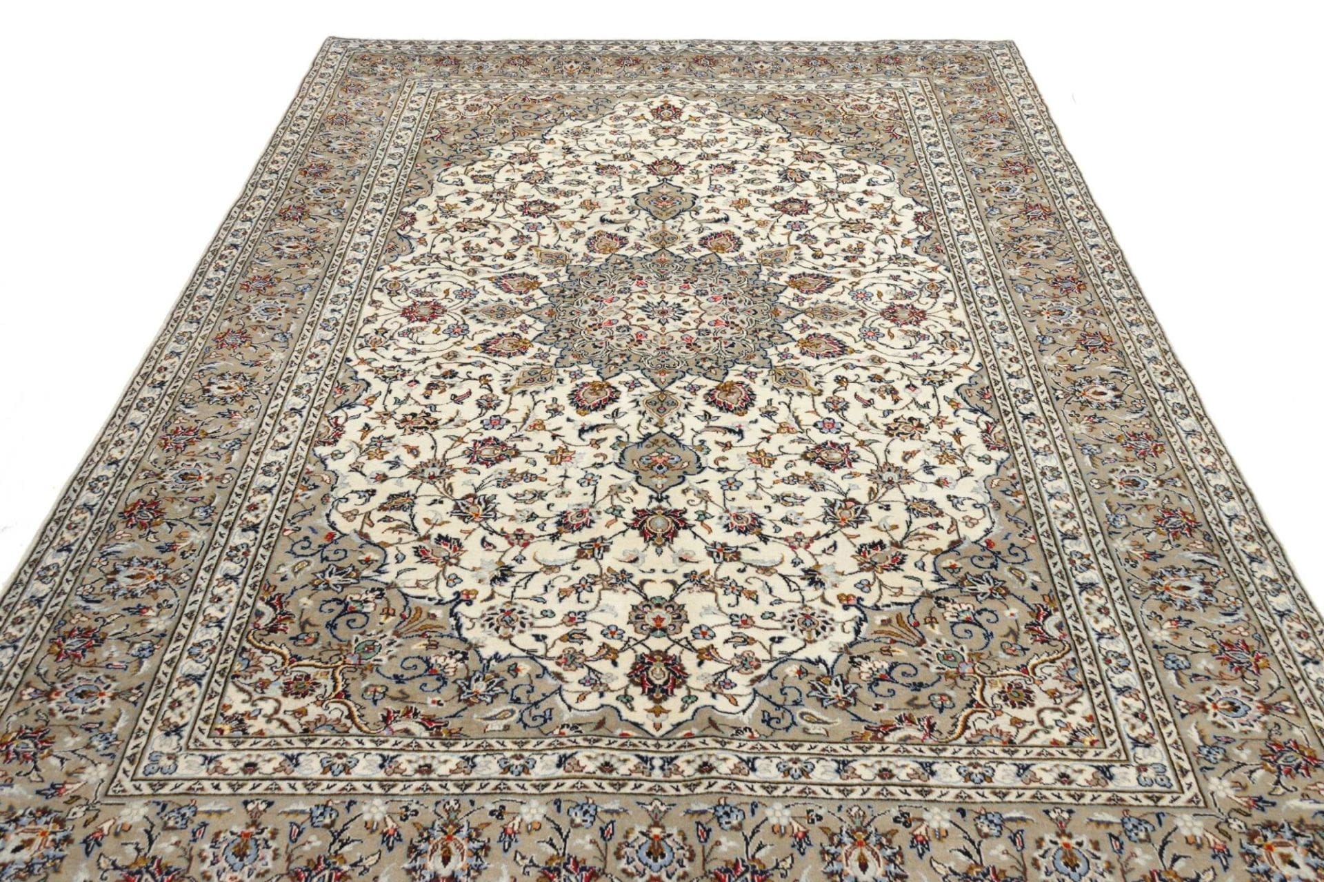 Kashan Perserteppich aus Iran, 200 × 303 cm