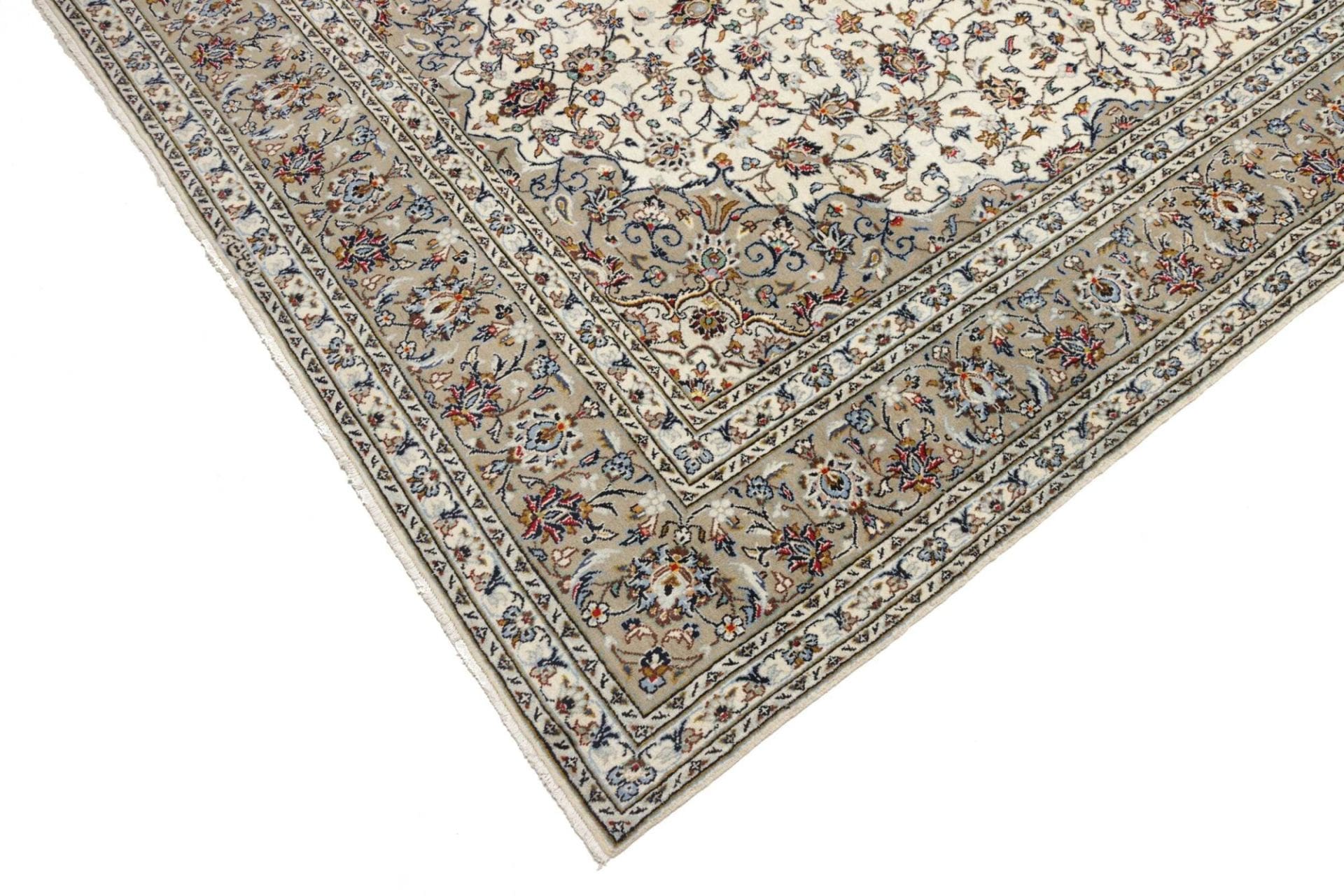 Kashan Perserteppich aus Iran, 200 × 303 cm
