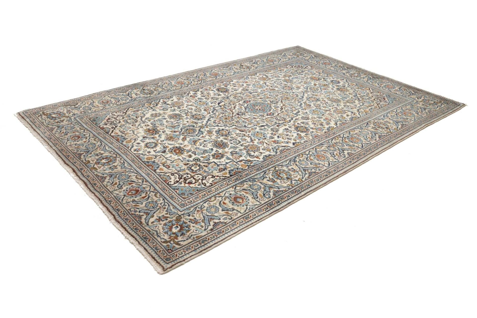 Kashan Perserteppich aus Iran, 200 × 305 cm