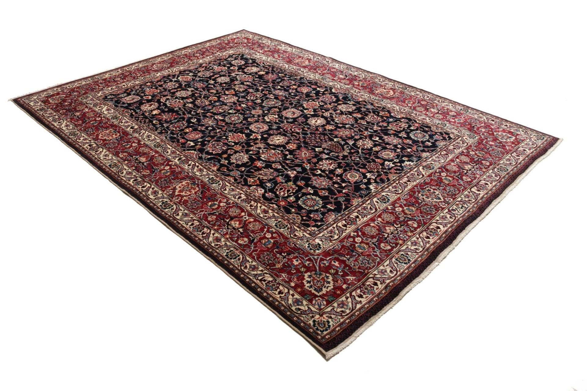 Handgeknüpfter Mashhad Perserteppich, 197 × 277 cm, Wolle