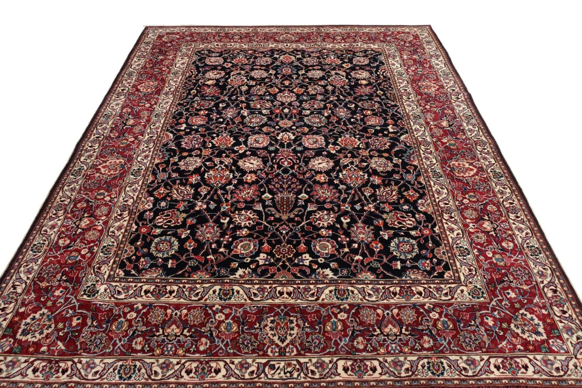 Handgeknüpfter Mashhad Perserteppich, 197 × 277 cm, Wolle