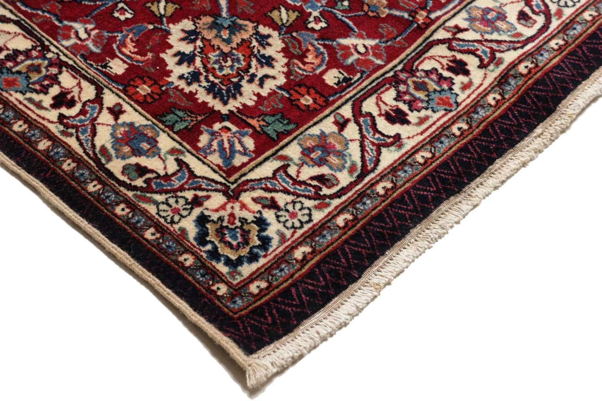 Handgeknüpfter Mashhad Perserteppich, 197 × 277 cm, Wolle