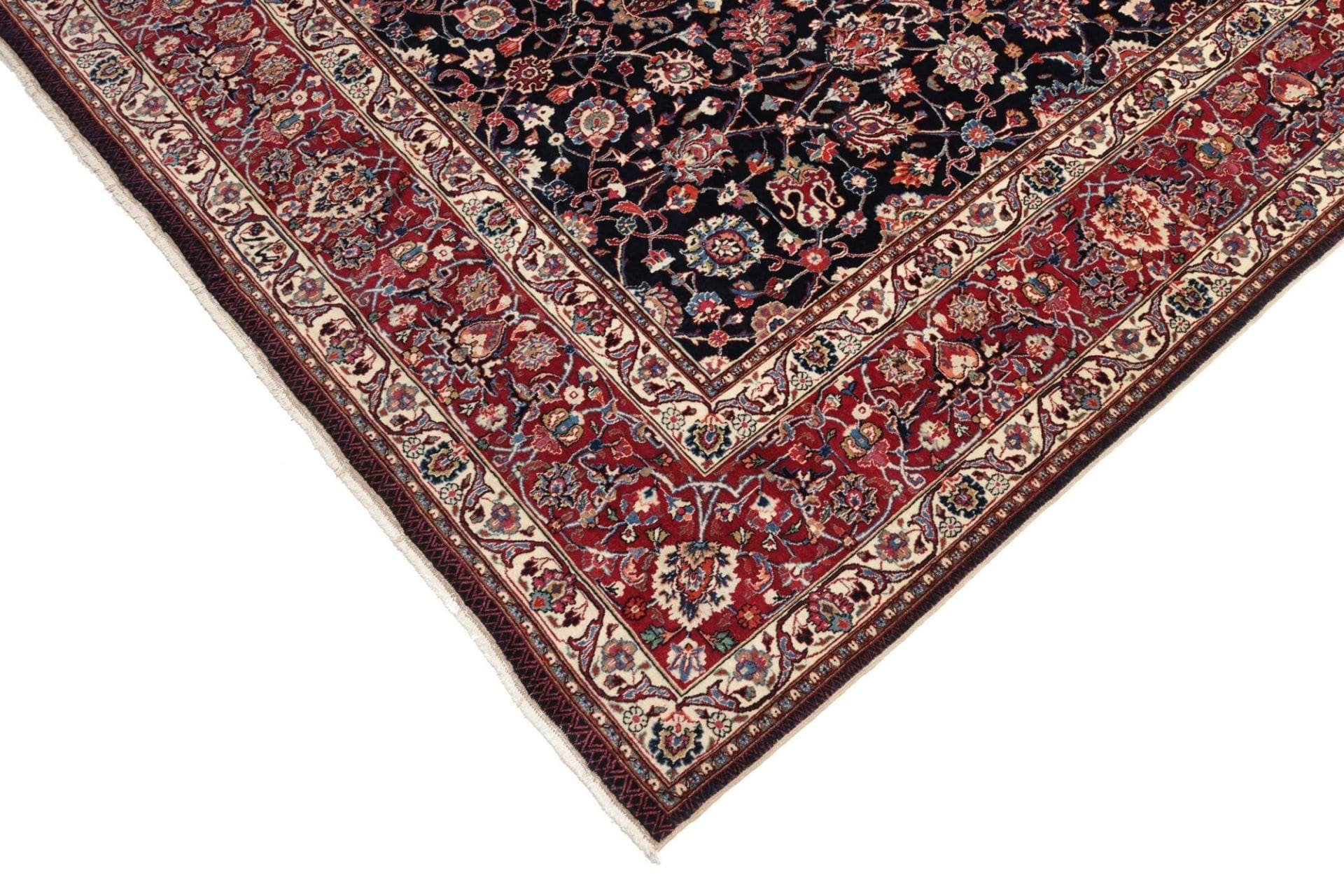Handgeknüpfter Mashhad Perserteppich, 197 × 277 cm, Wolle