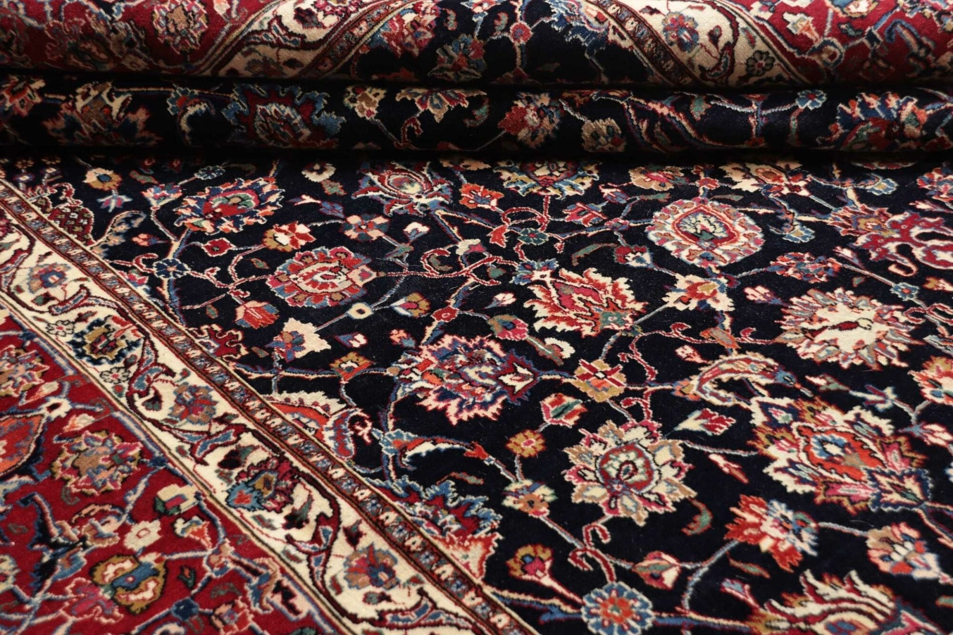 Handgeknüpfter Mashhad Perserteppich, 197 × 277 cm, Wolle