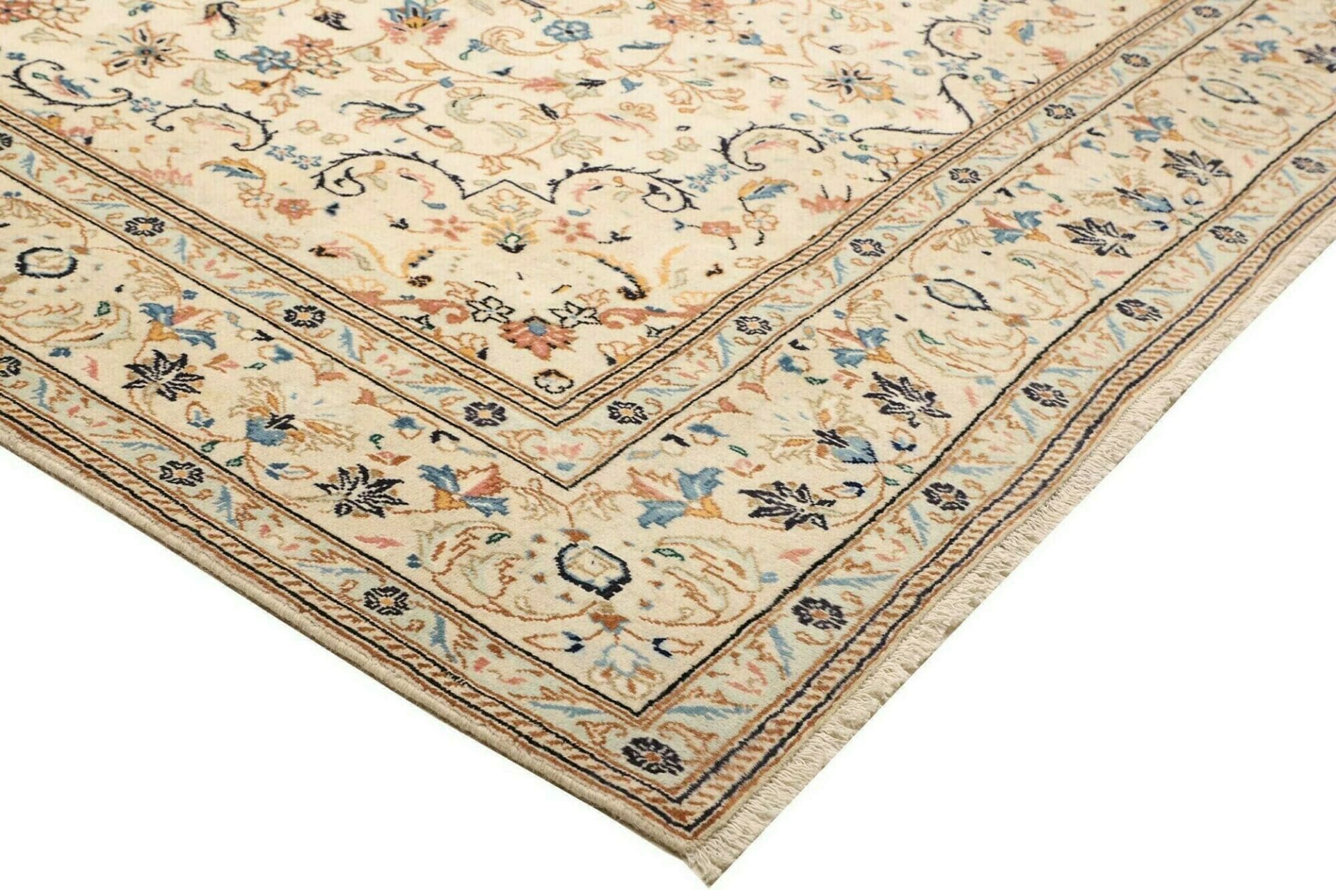 Kashan Perserteppich 203 × 312 cm aus Wolle, handgeknüpft
