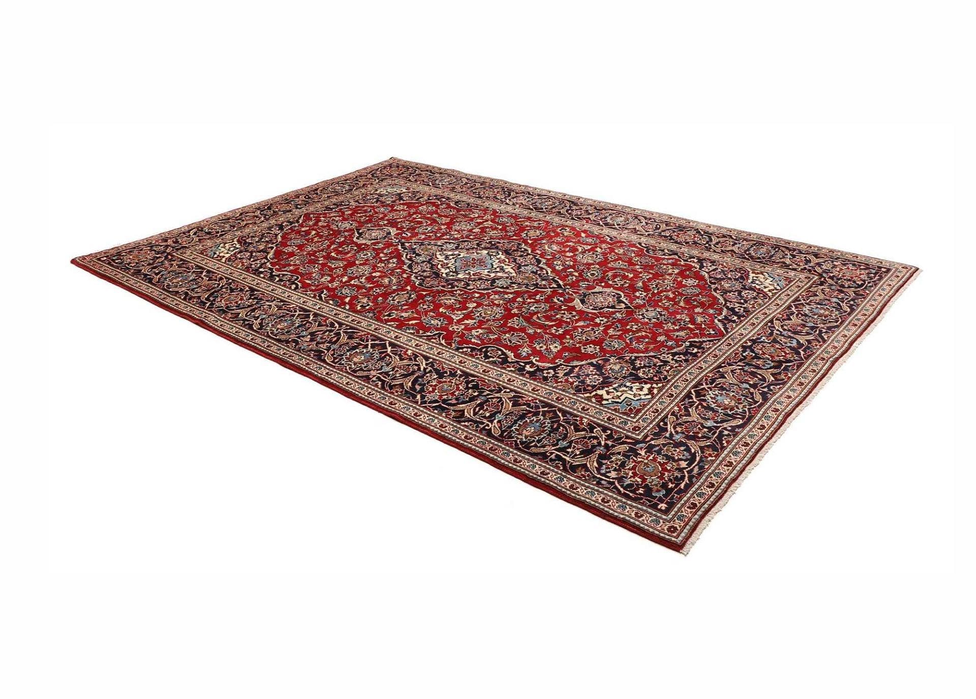 Kashan Perserteppich 203 × 303 cm aus Wolle, handgeknüpft