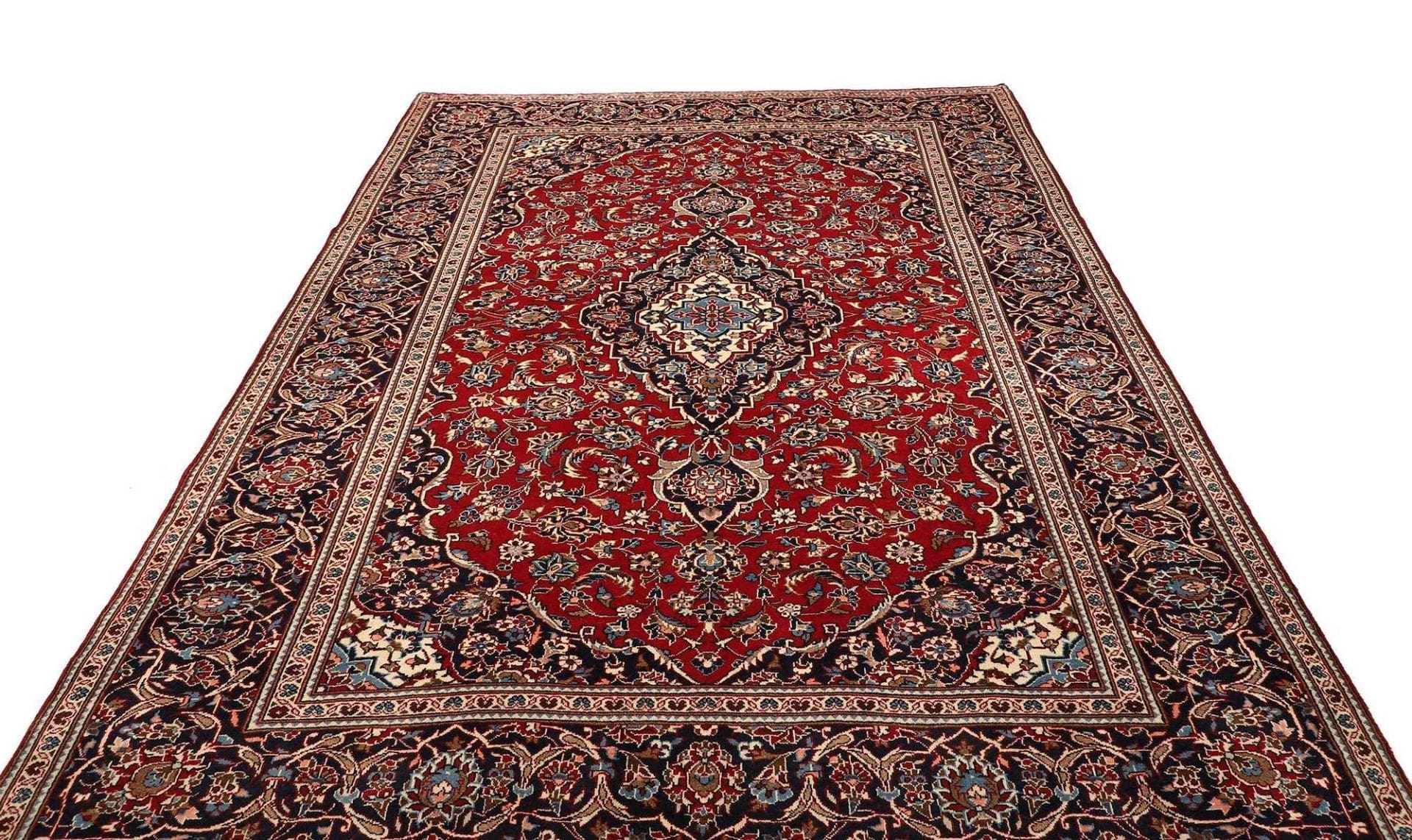 Kashan Perserteppich 203 × 303 cm aus Wolle, handgeknüpft
